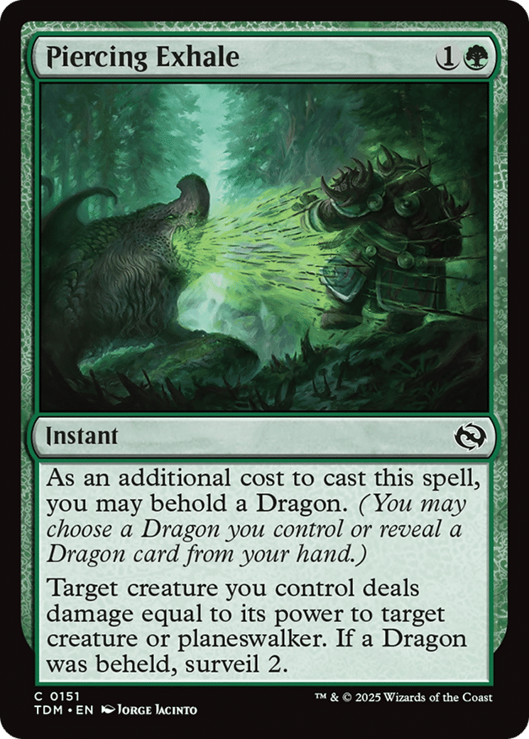 Piercing Exhale — Tarkir: Dragonstorm — Magic: The Gathering