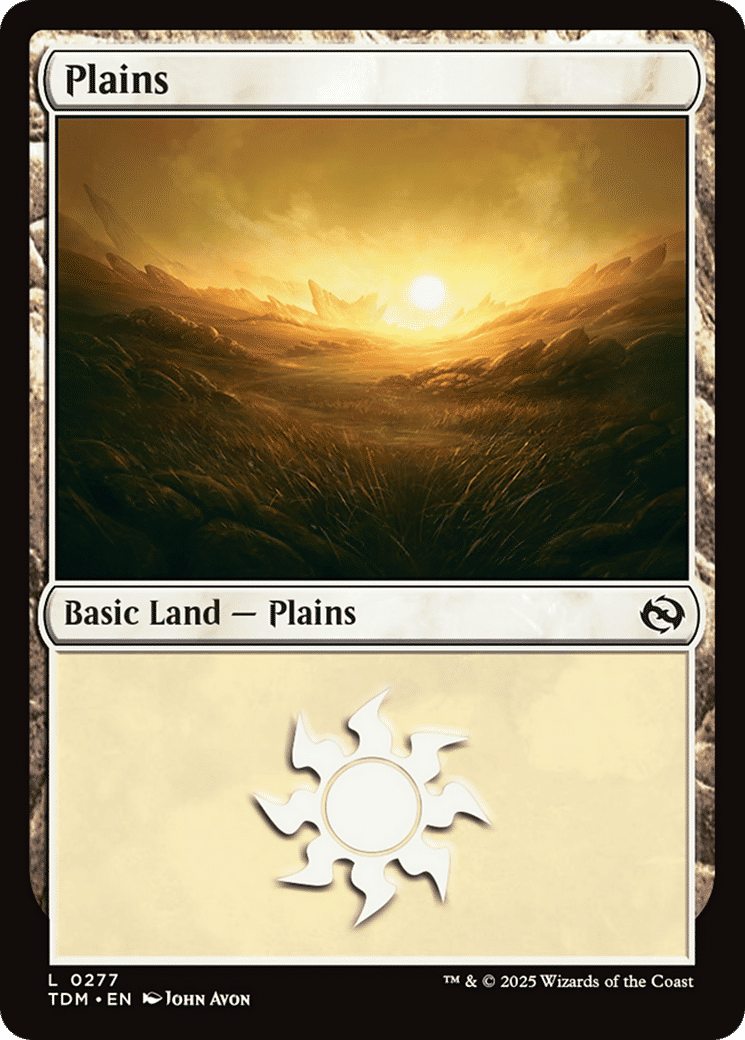 Plains — Tarkir: Dragonstorm — Magic: The Gathering