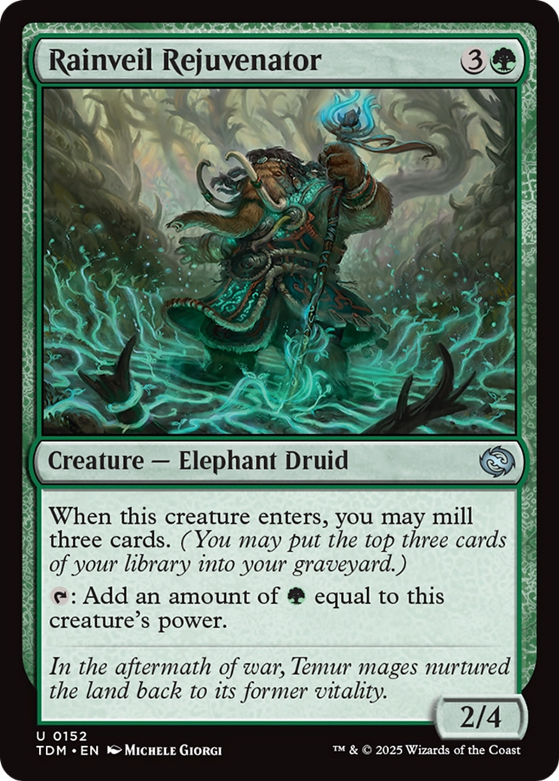 Rainveil Rejuvenator — Tarkir: Dragonstorm — Magic: The Gathering