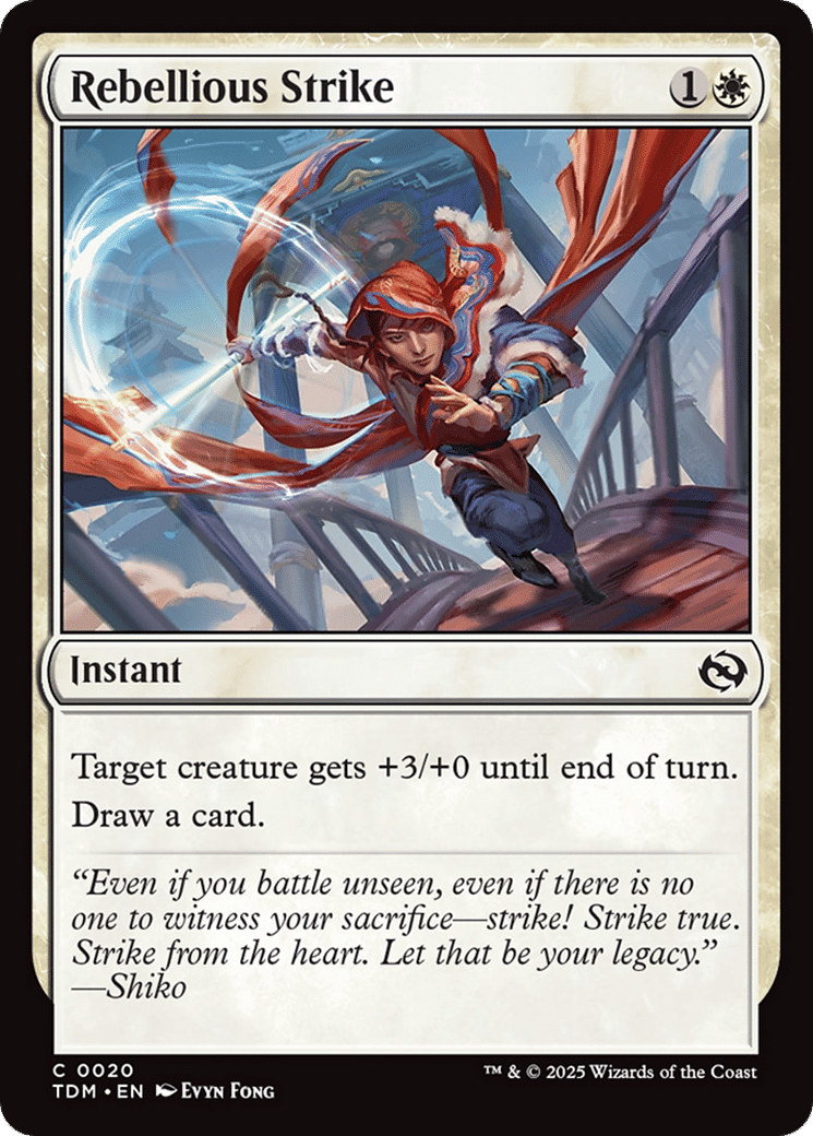 Rebellious Strike — Tarkir: Dragonstorm — Magic: The Gathering