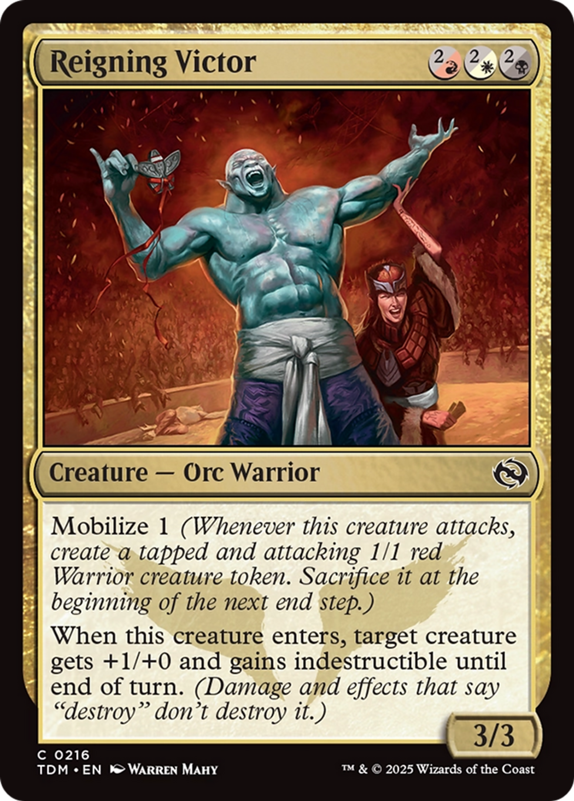 Reigning Victor — Tarkir: Dragonstorm — Magic: The Gathering