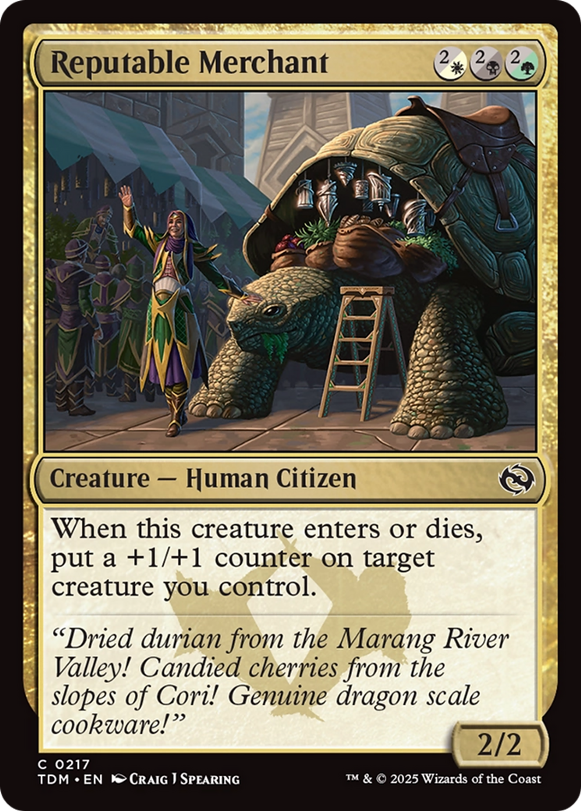 Reputable Merchant — Tarkir: Dragonstorm — Magic: The Gathering