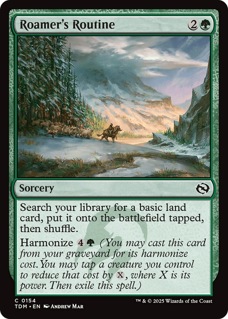 Roamer's Routine — Tarkir: Dragonstorm — Magic: The Gathering