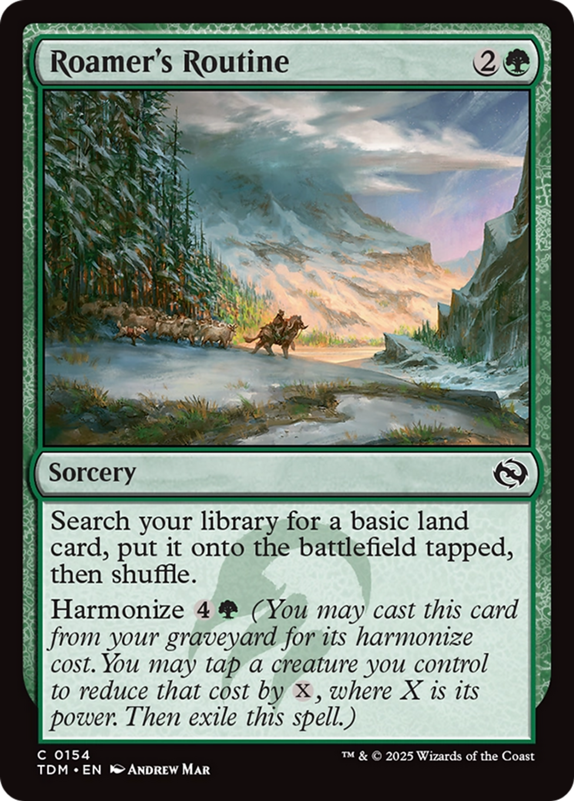 Routine du vagabond — Tarkir: Dragonstorm — Magic: The Gathering
