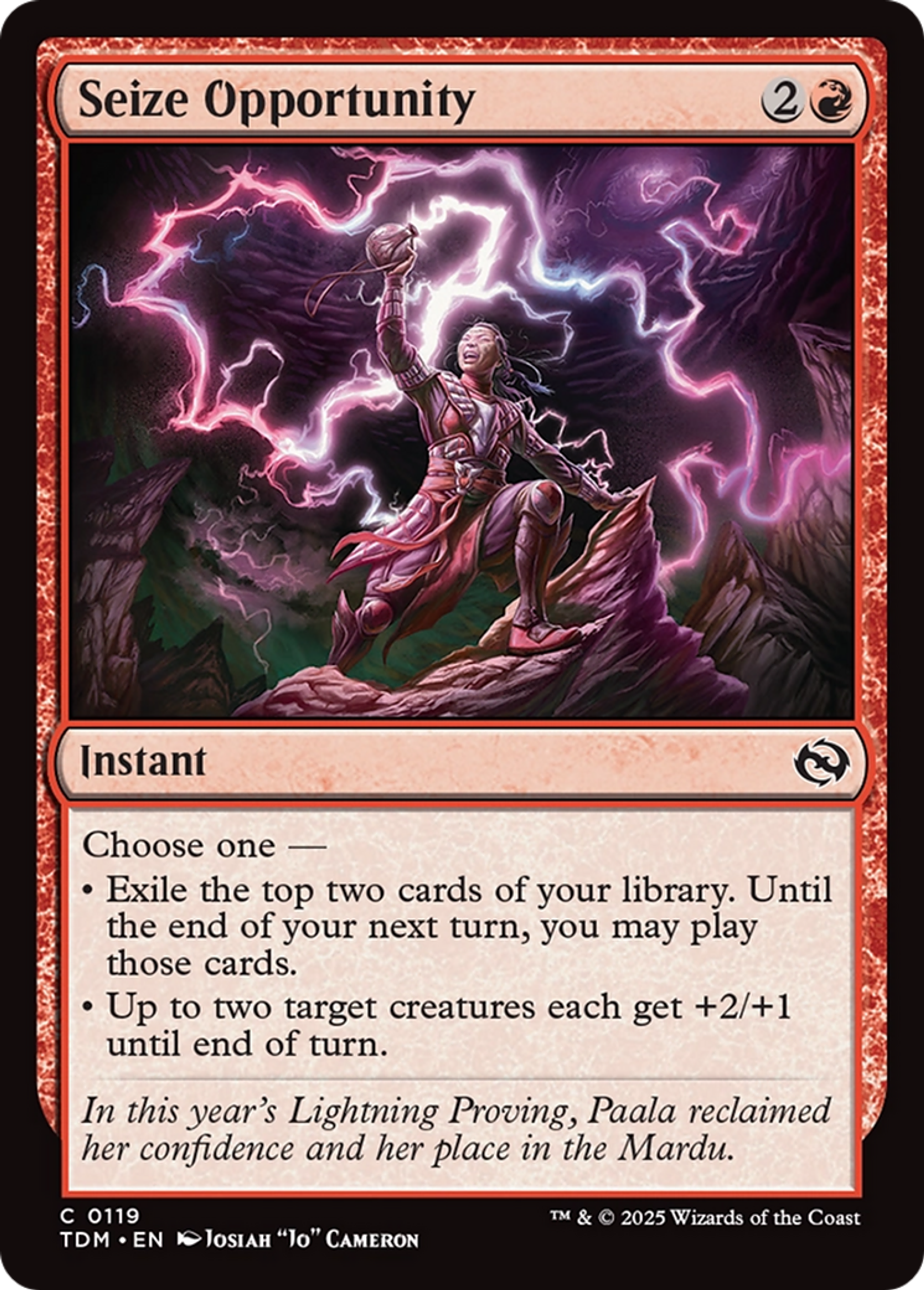 Saisir l'opportunité — Tarkir: Dragonstorm — Magic: The Gathering