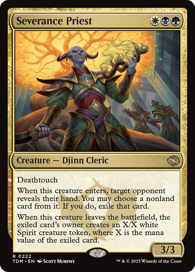 Severance Priest — Tarkir: Dragonstorm — Magic: The Gathering