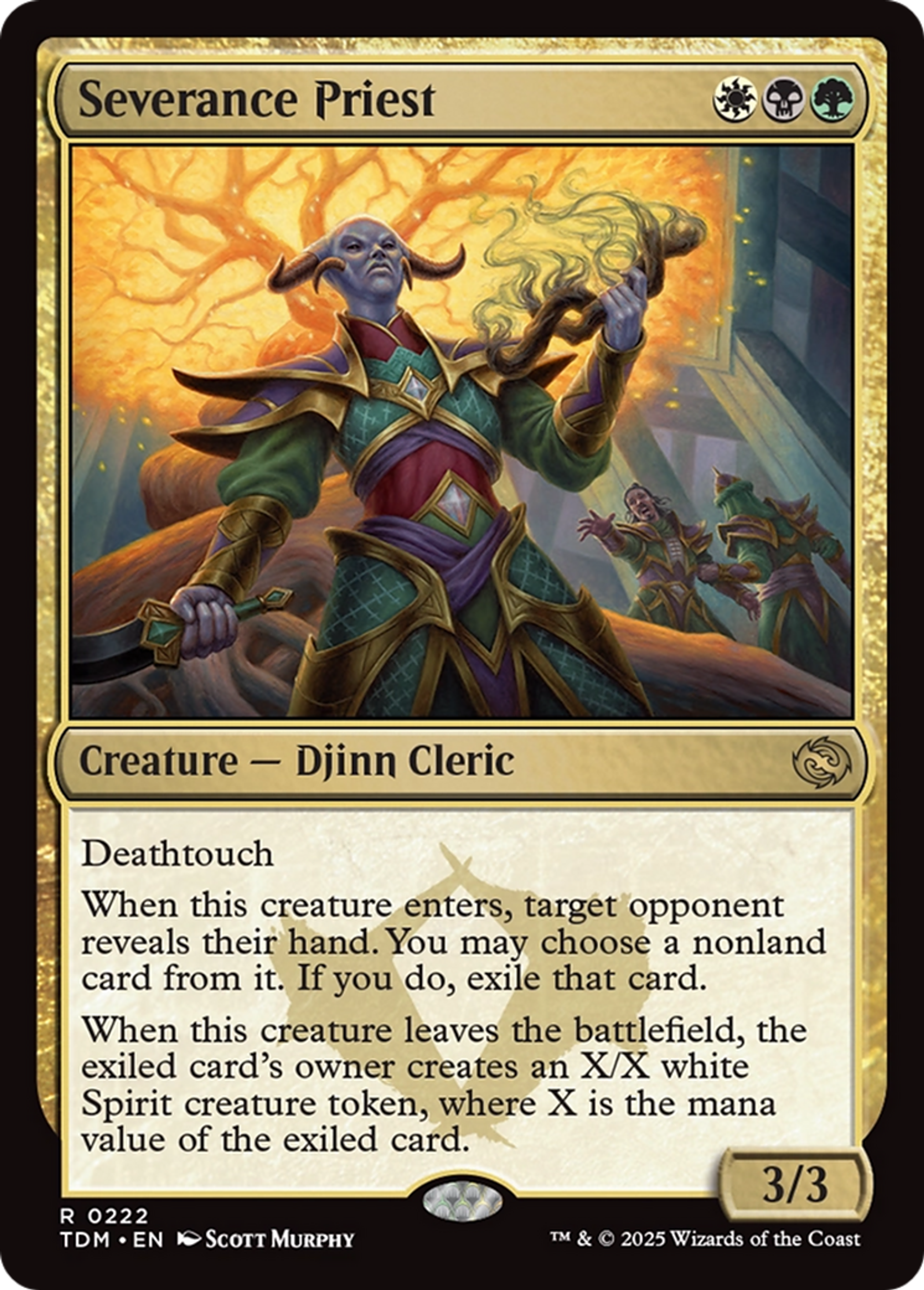 Prêtresse de la rupture — Tarkir: Dragonstorm — Magic: The Gathering