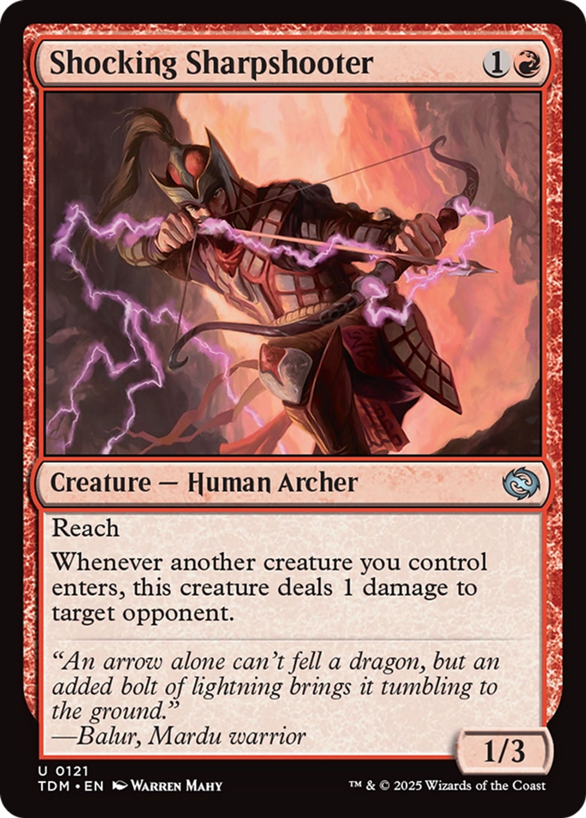 Franc-tireur choquant — Tarkir: Dragonstorm — Magic: The Gathering