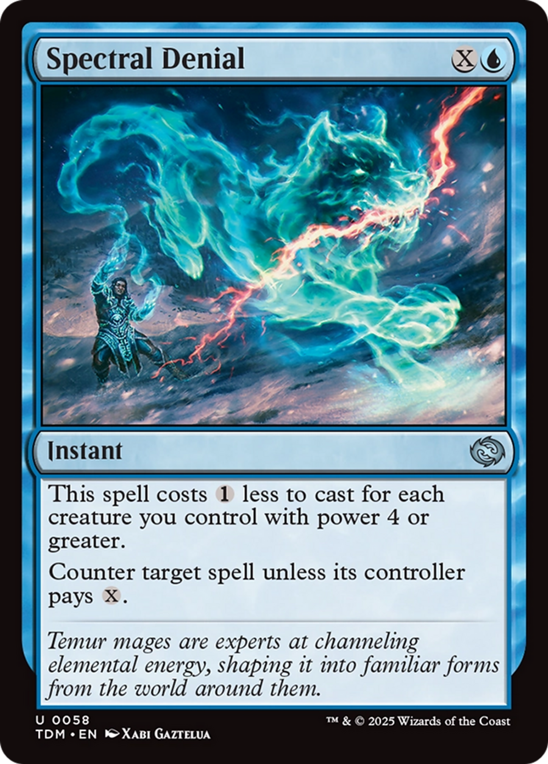 Déni spectral — Tarkir: Dragonstorm — Magic: The Gathering