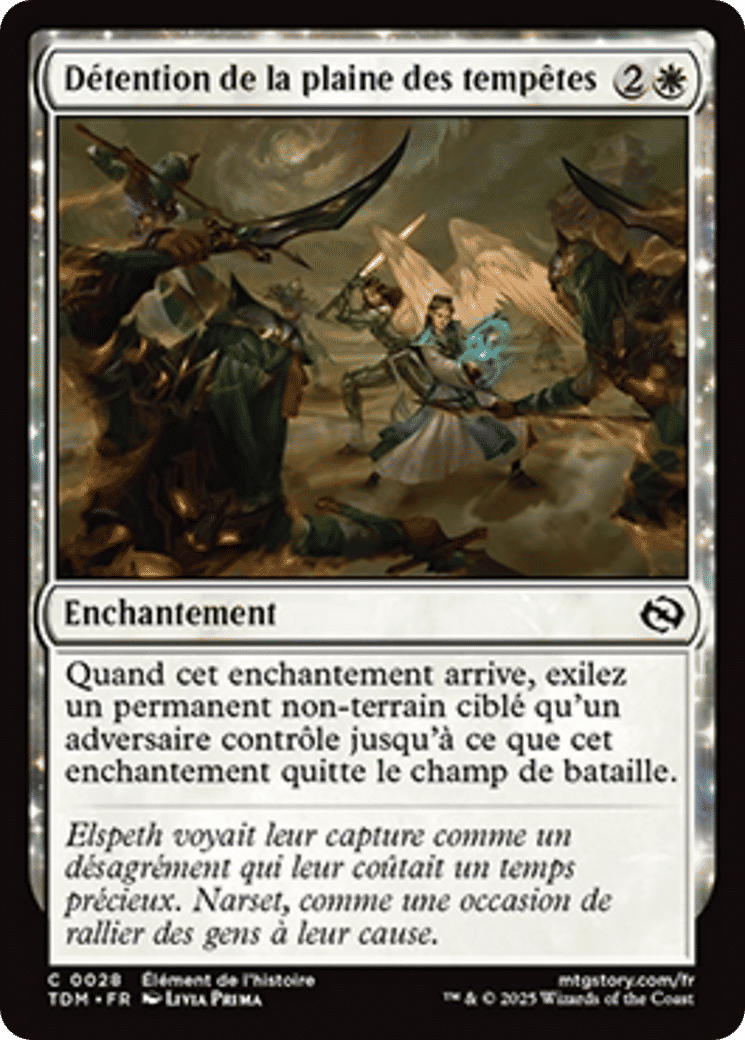 Détention de la plaine des tempêtes — Tarkir: Dragonstorm — Magic: The Gathering