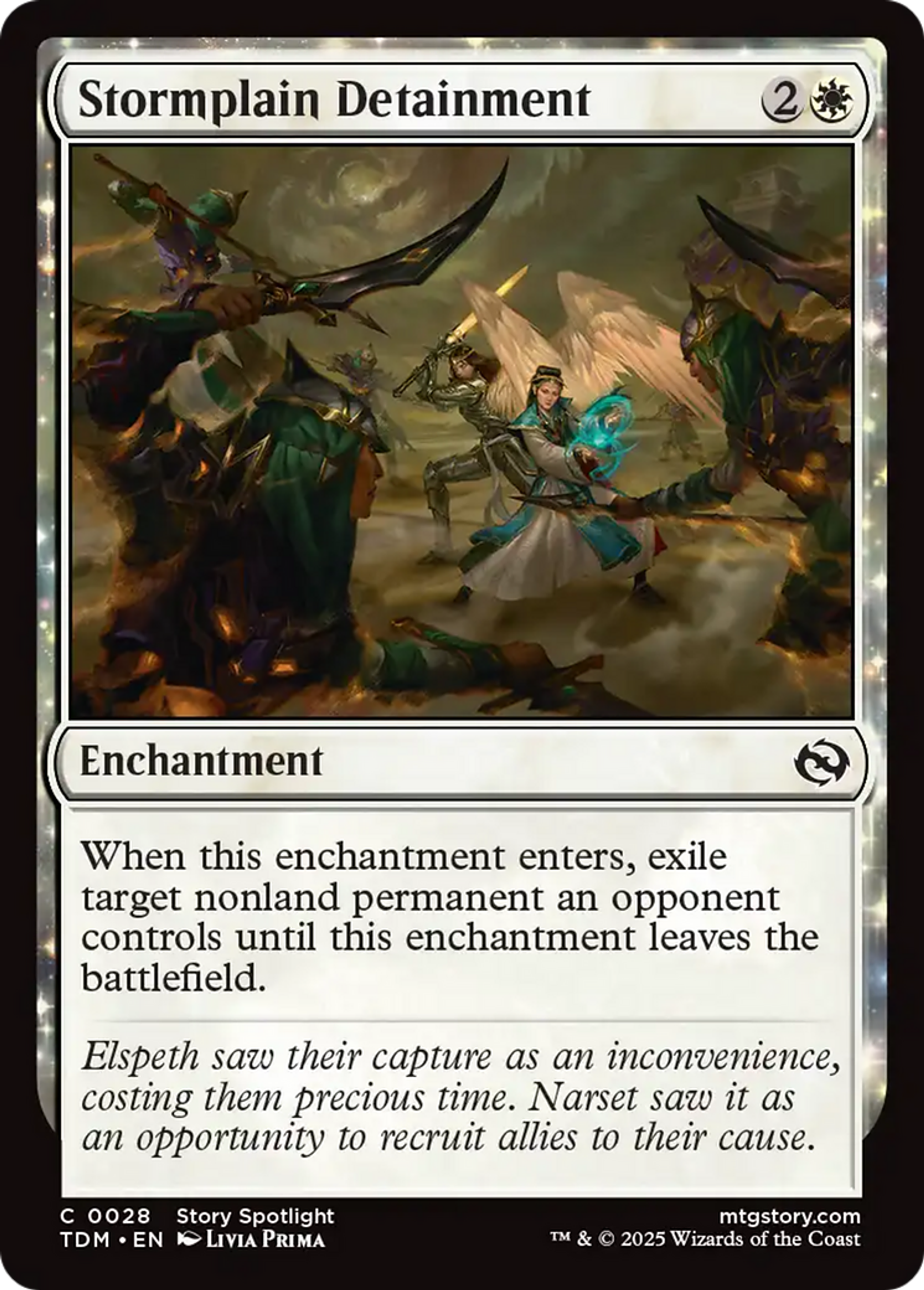Détention de la plaine des tempêtes — Tarkir: Dragonstorm — Magic: The Gathering