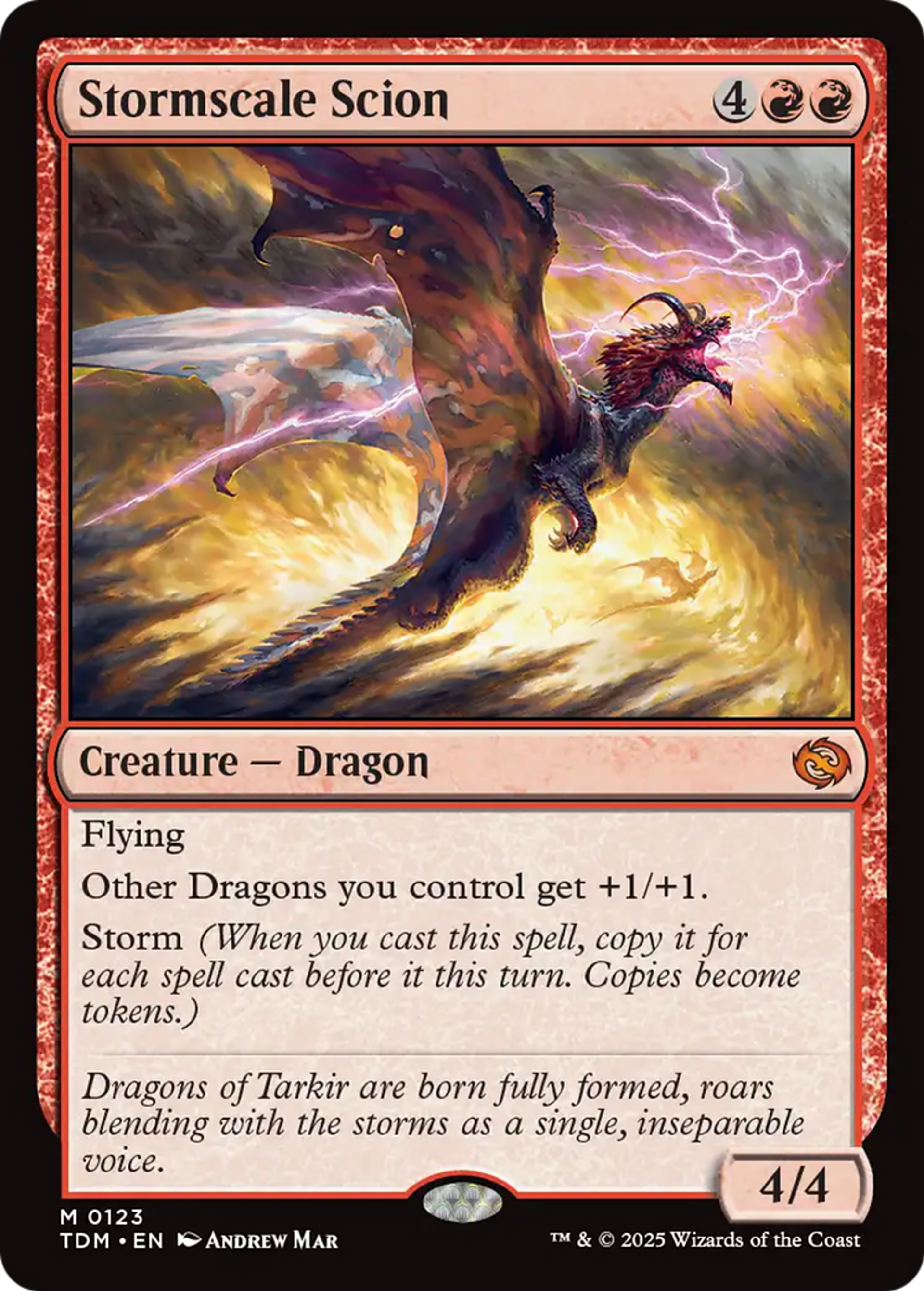 Stormscale Scion — Tarkir: Dragonstorm — Magic: The Gathering