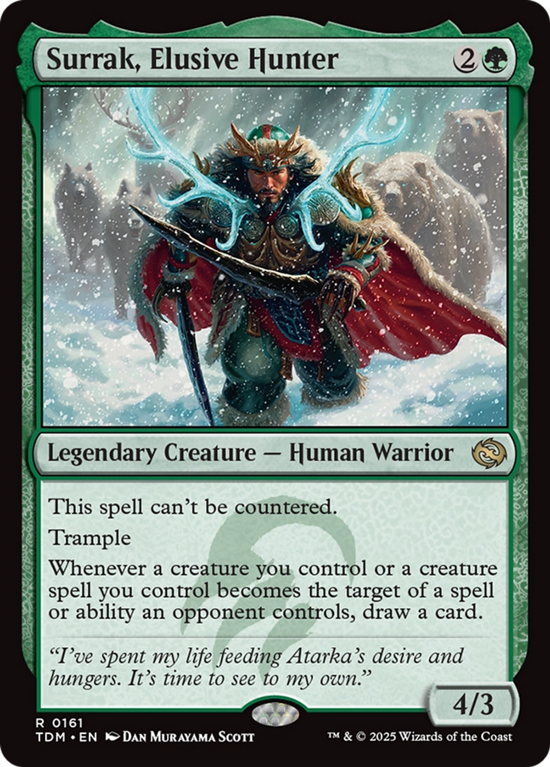 Surrak, chasseur insaisissable — Tarkir: Dragonstorm — Magic: The Gathering