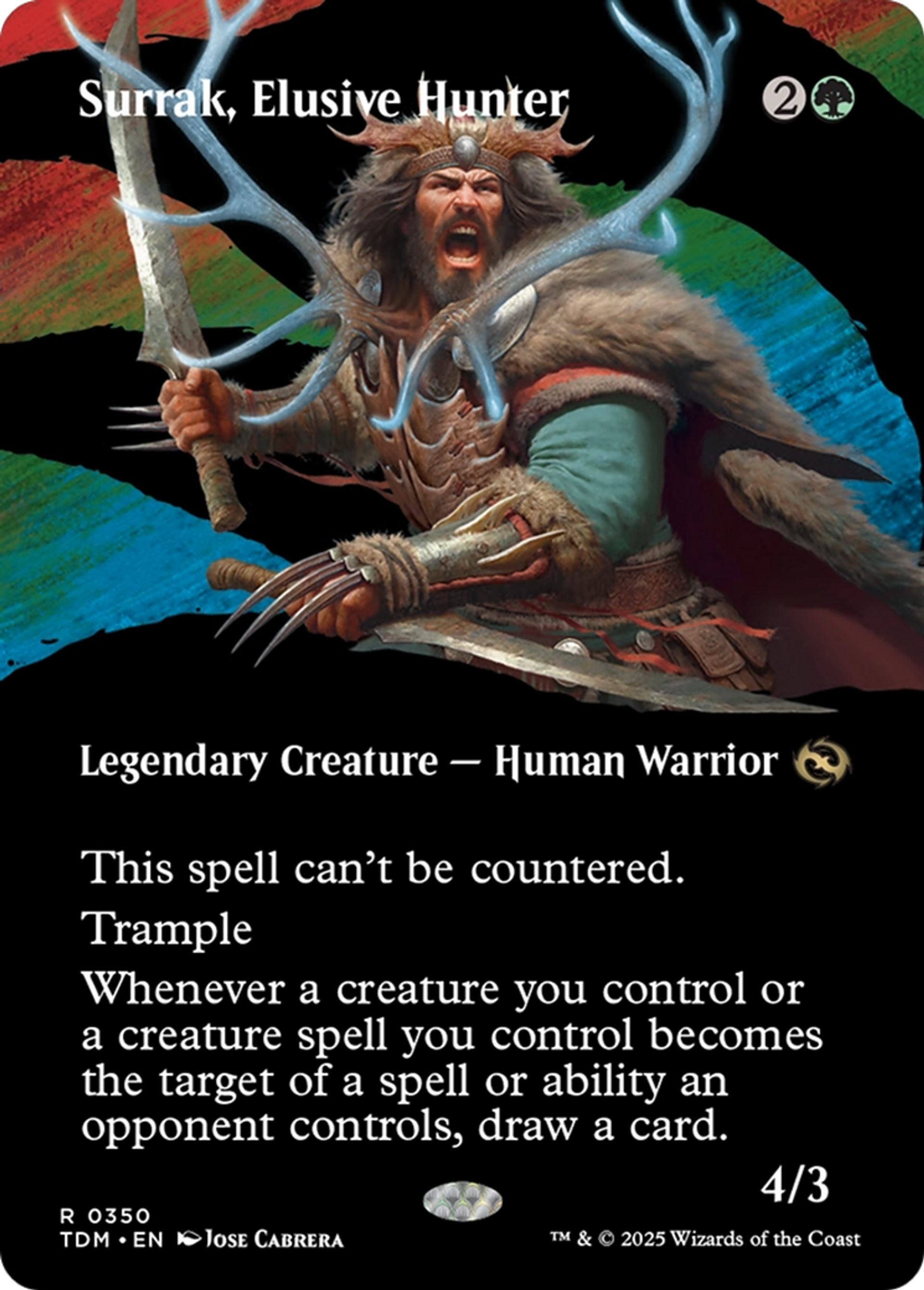 Surrak, Elusive Hunter — Tarkir: Dragonstorm — Magic: The Gathering