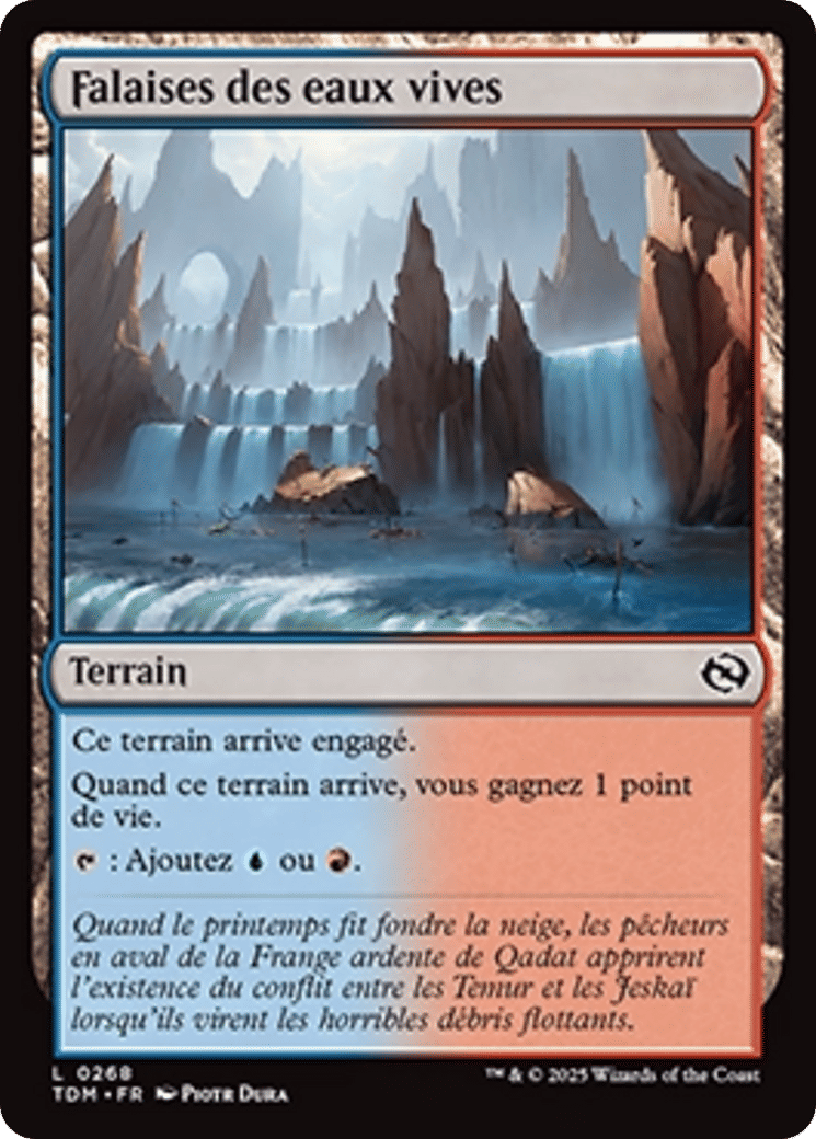 Falaises des eaux vives — Tarkir: Dragonstorm — Magic: The Gathering
