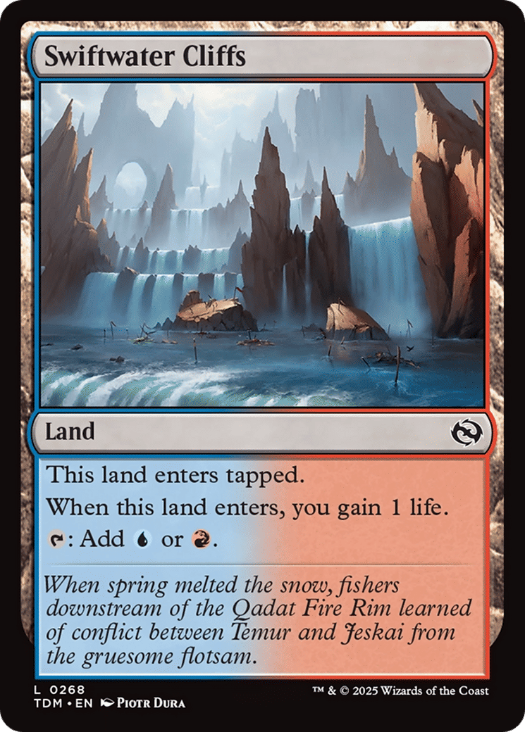 Swiftwater Cliffs — Tarkir: Dragonstorm — Magic: The Gathering
