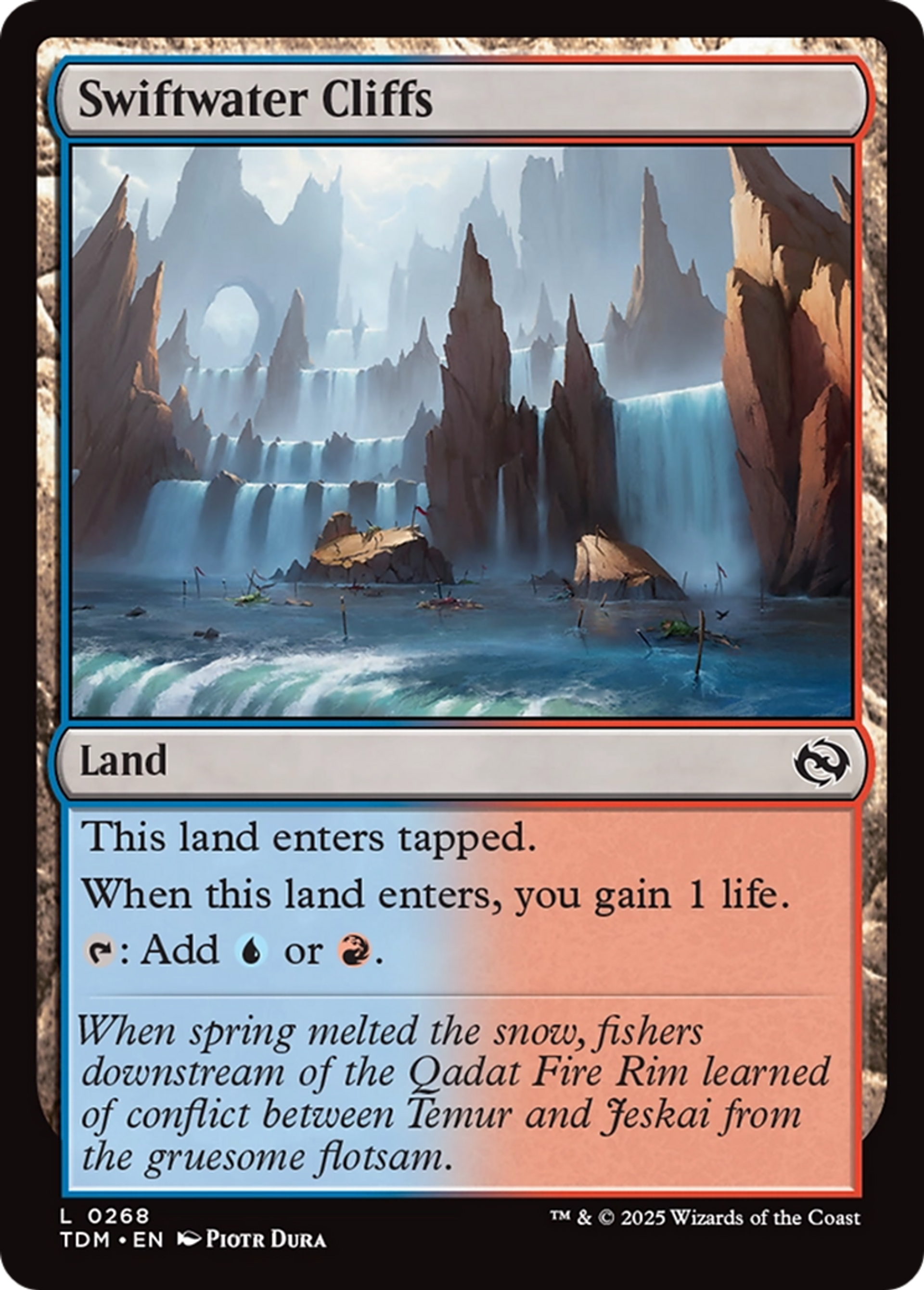 Falaises des eaux vives — Tarkir: Dragonstorm — Magic: The Gathering