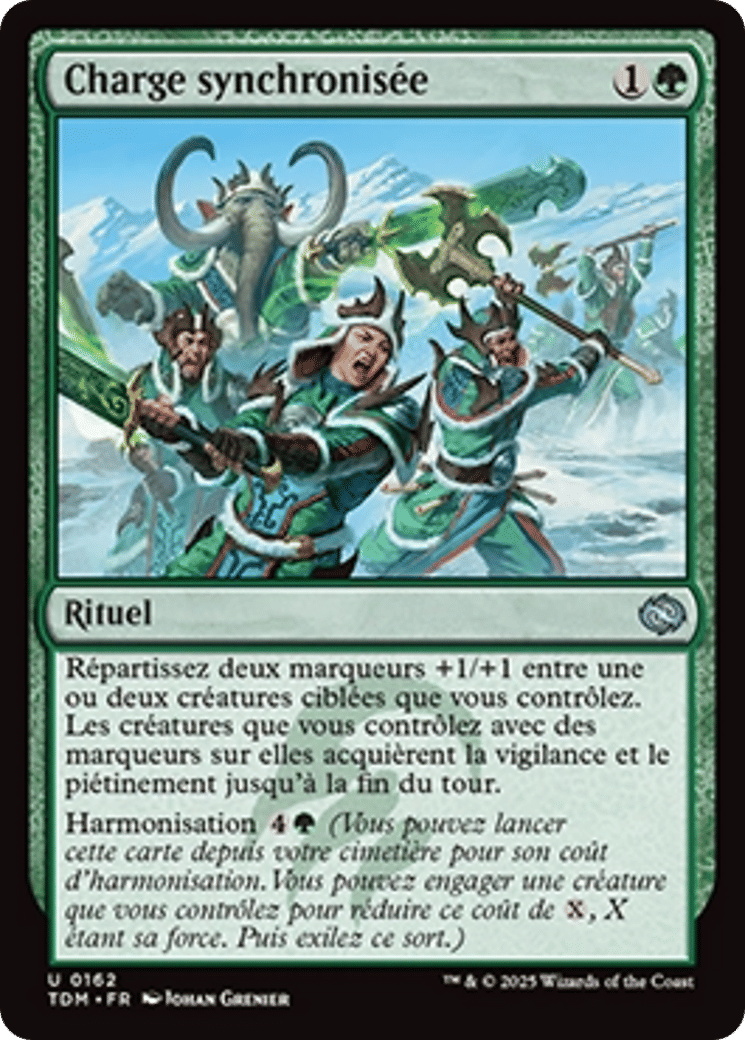 Charge synchronisée — Tarkir: Dragonstorm — Magic: The Gathering