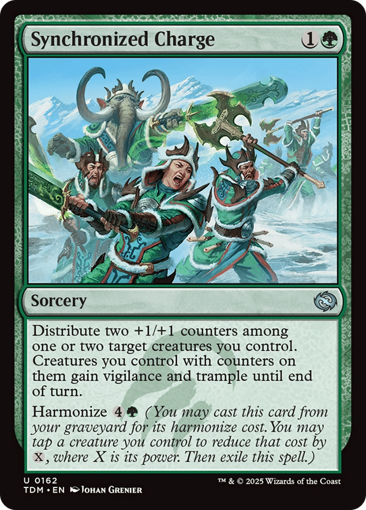 Synchronized Charge — Tarkir: Dragonstorm — Magic: The Gathering