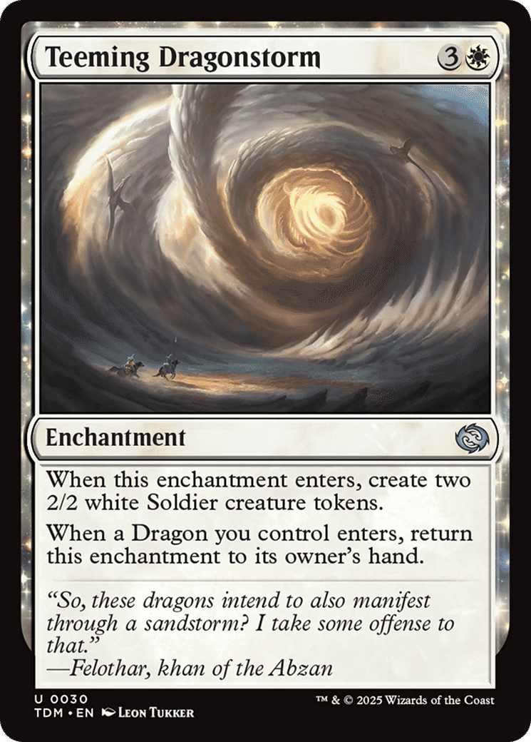 Teeming Dragonstorm — Tarkir: Dragonstorm — Magic: The Gathering