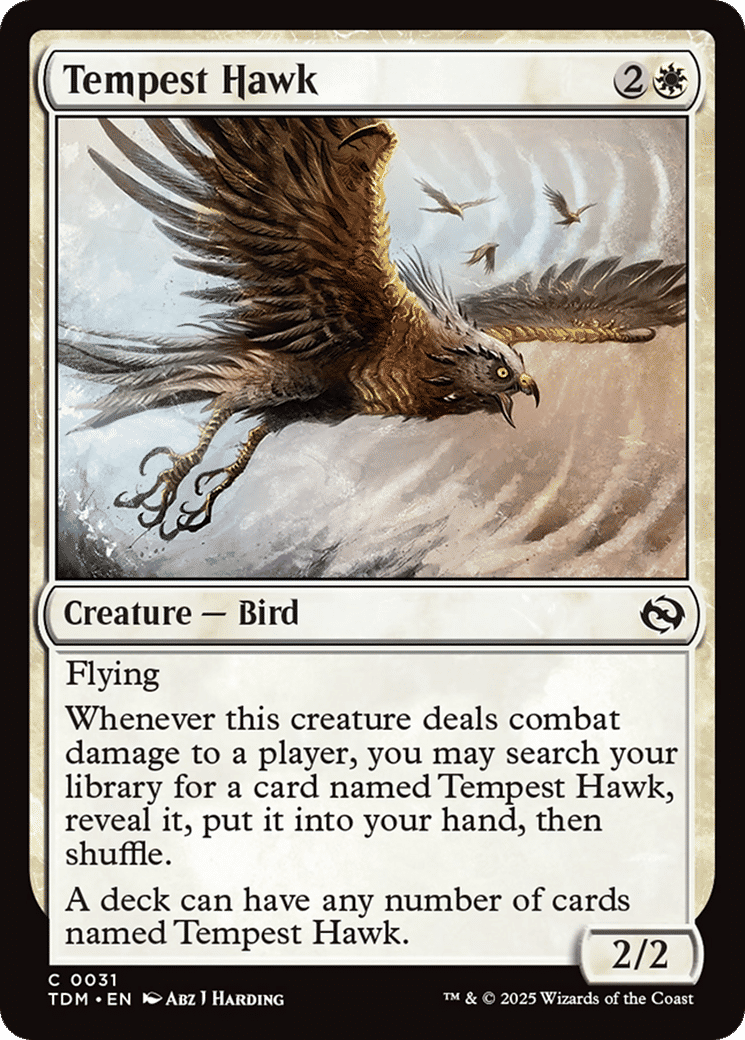 Tempest Hawk — Tarkir: Dragonstorm — Magic: The Gathering