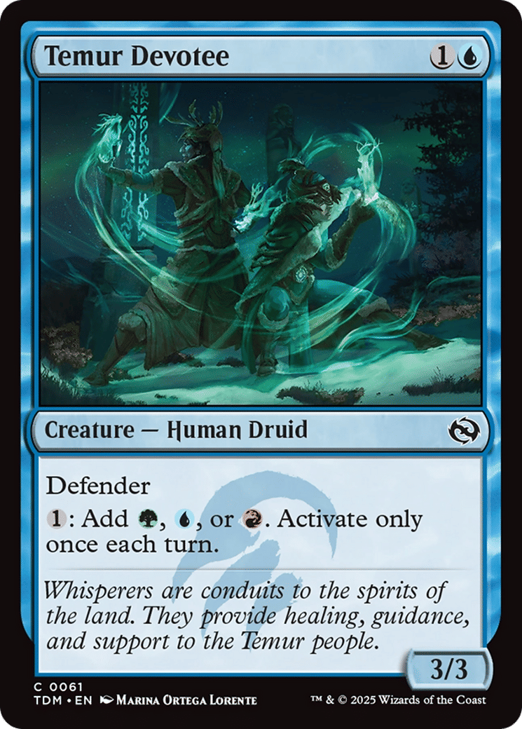 Temur Devotee — Tarkir: Dragonstorm — Magic: The Gathering