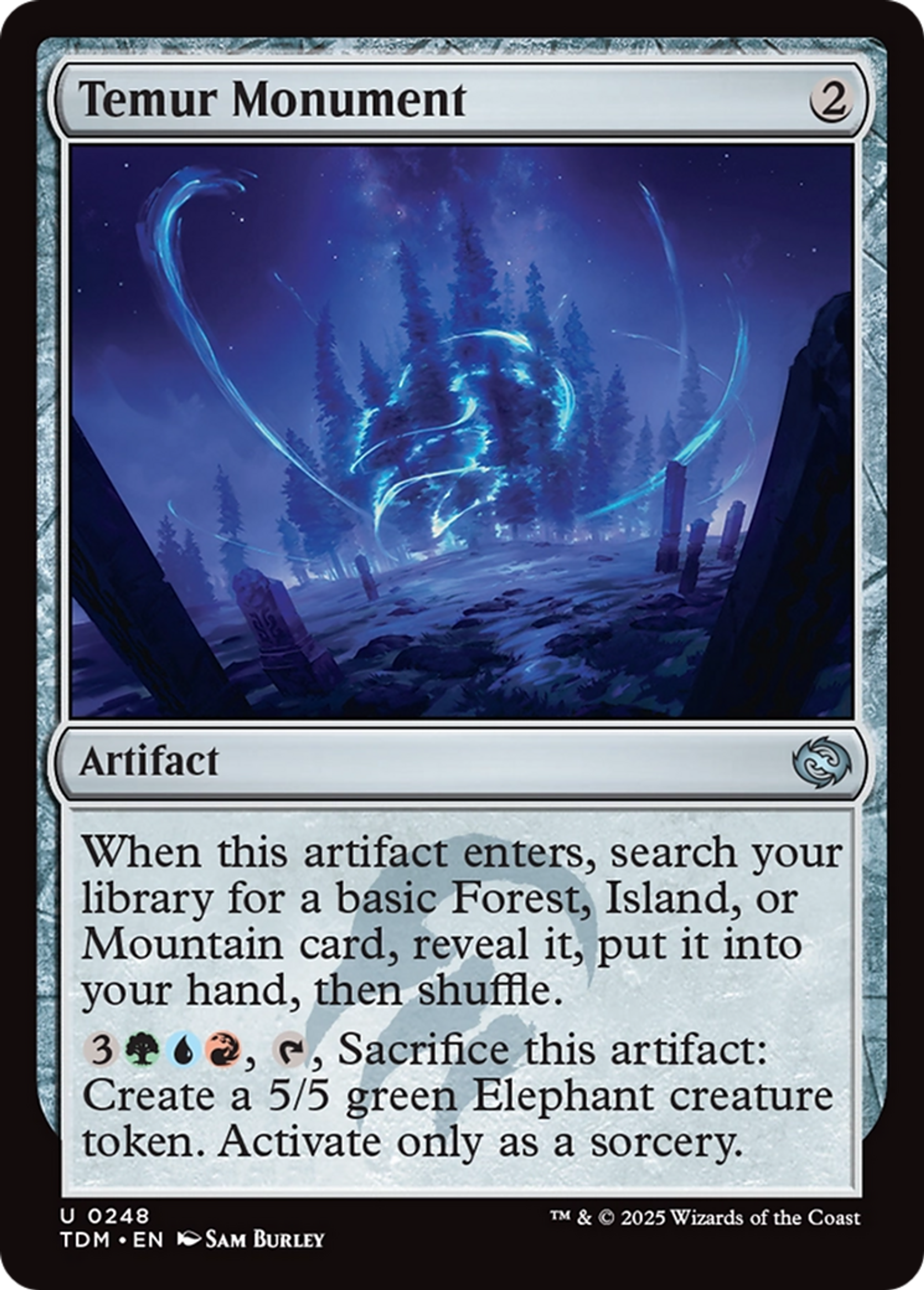 Temur Monument — Tarkir: Dragonstorm — Magic: The Gathering