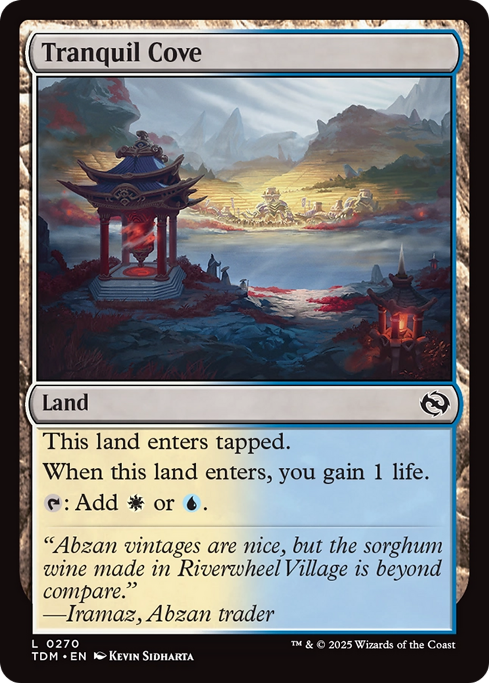 Crique tranquille — Tarkir: Dragonstorm — Magic: The Gathering