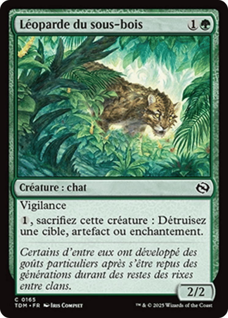 Léoparde du sous-bois — Tarkir: Dragonstorm — Magic: The Gathering