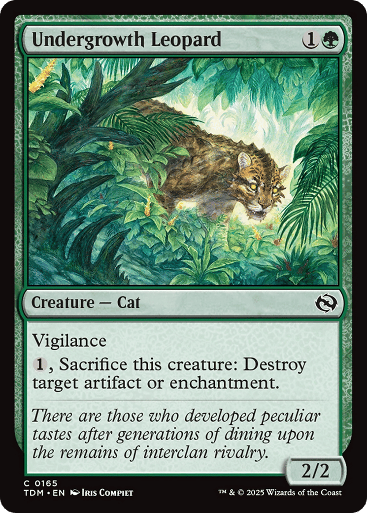 Undergrowth Leopard — Tarkir: Dragonstorm — Magic: The Gathering