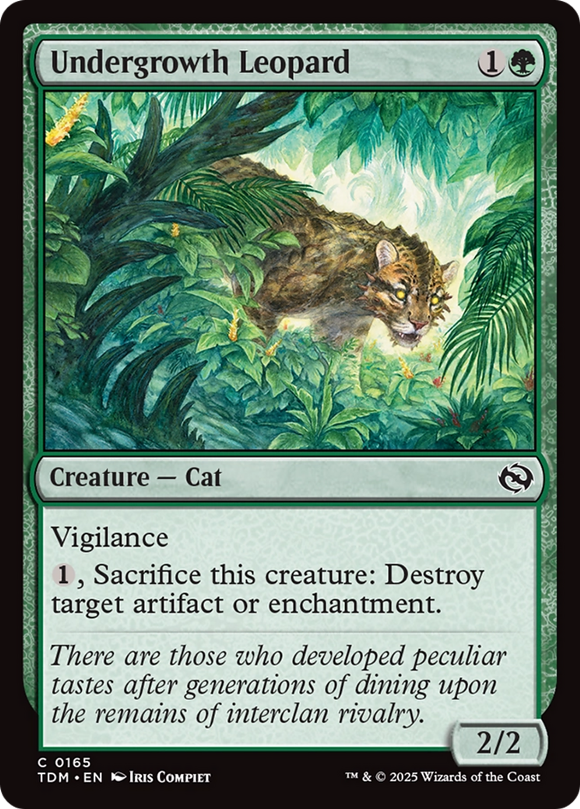 Léoparde du sous-bois — Tarkir: Dragonstorm — Magic: The Gathering