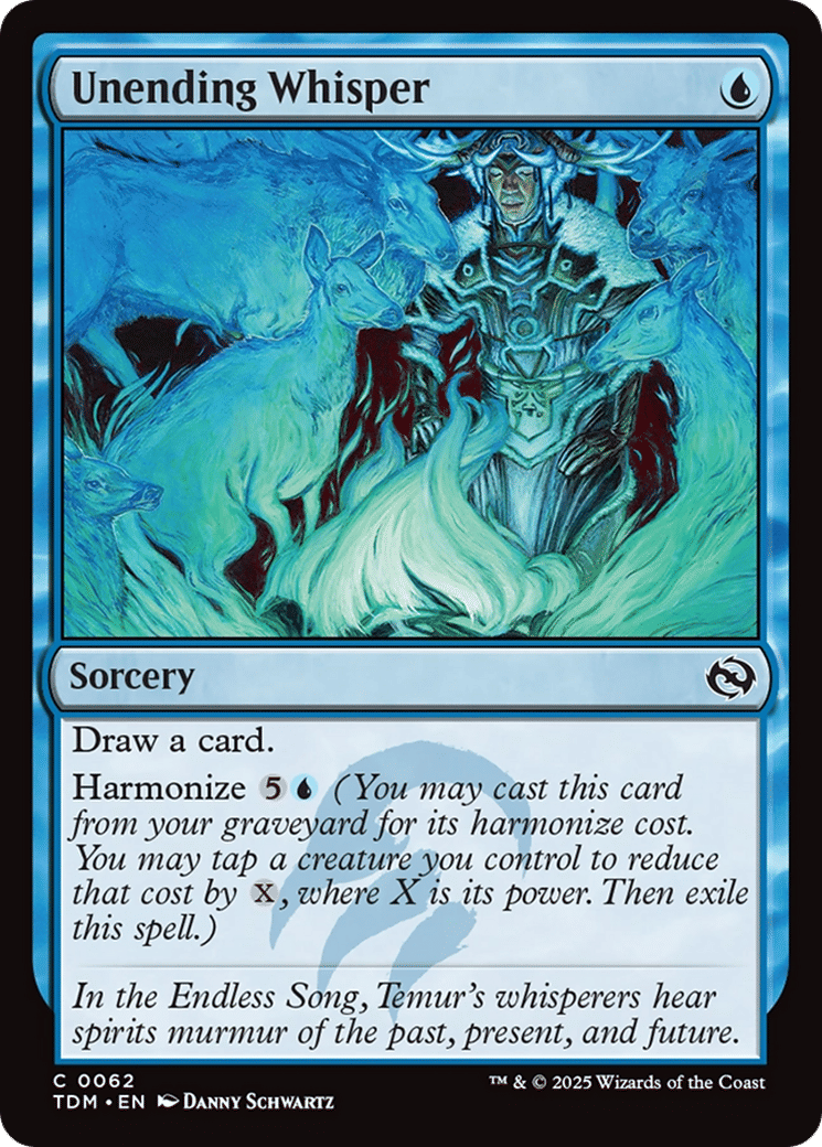 Unending Whisper — Tarkir: Dragonstorm — Magic: The Gathering