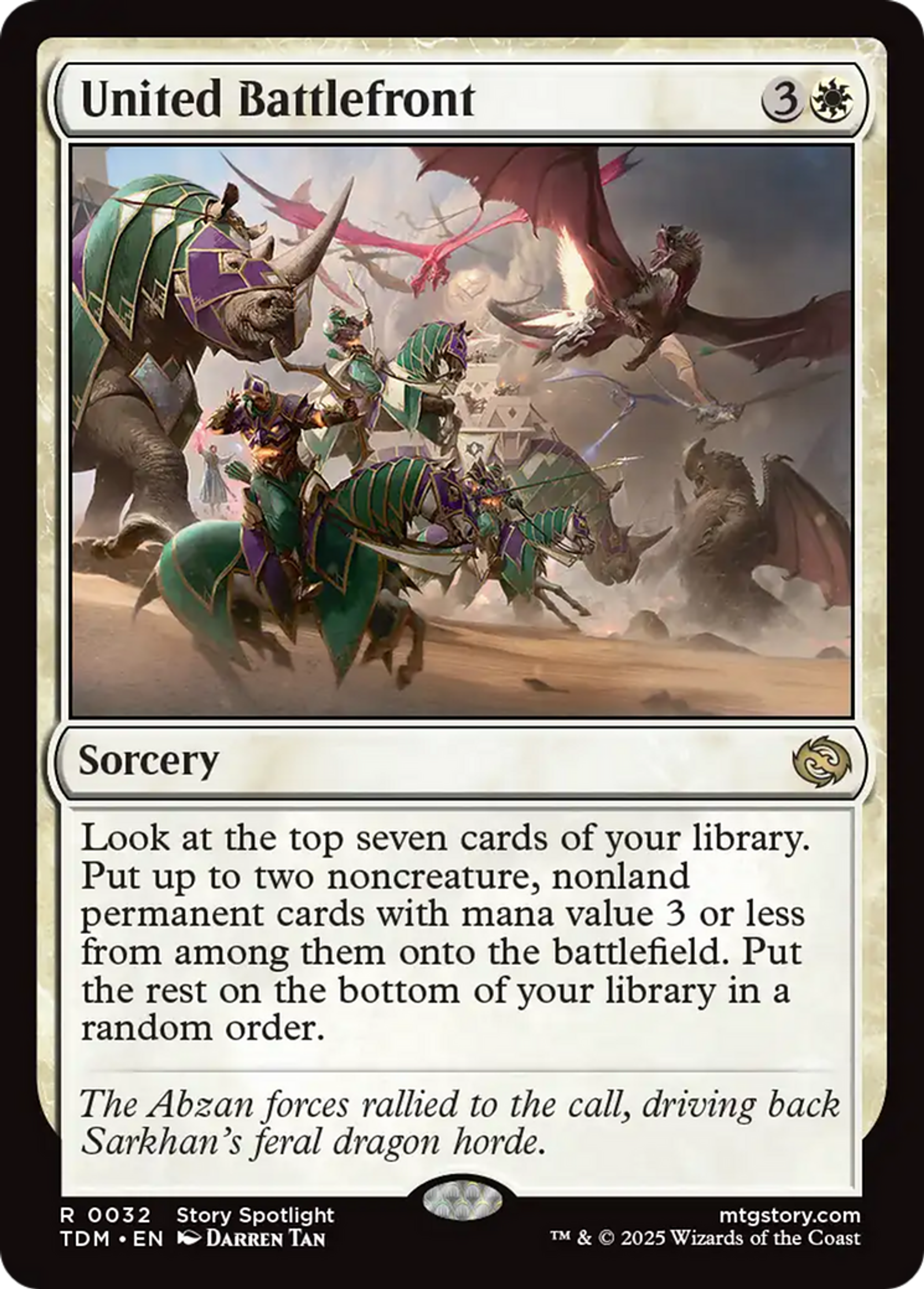 United Battlefront — Tarkir: Dragonstorm — Magic: The Gathering