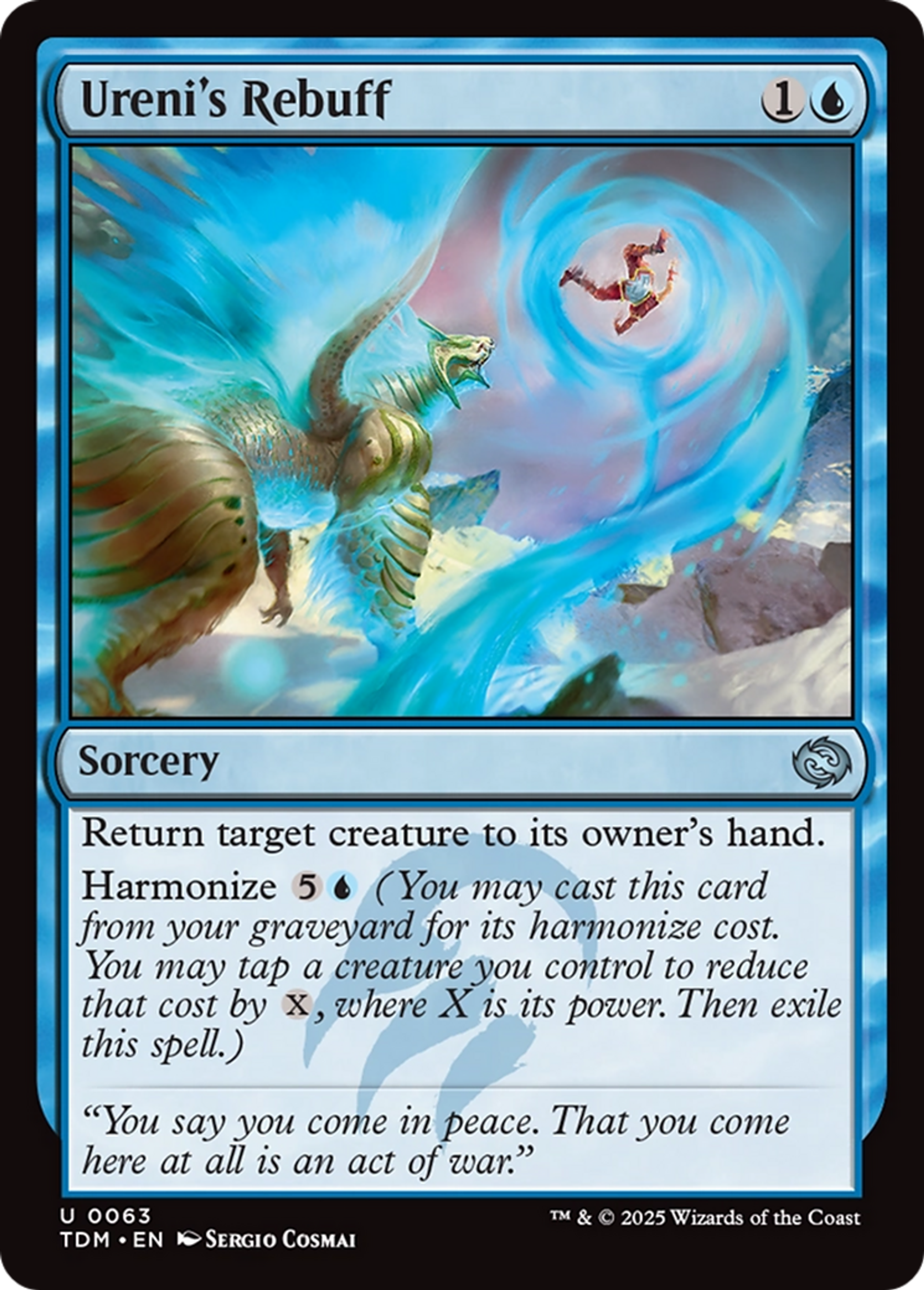Ureni's Rebuff — Tarkir: Dragonstorm — Magic: The Gathering