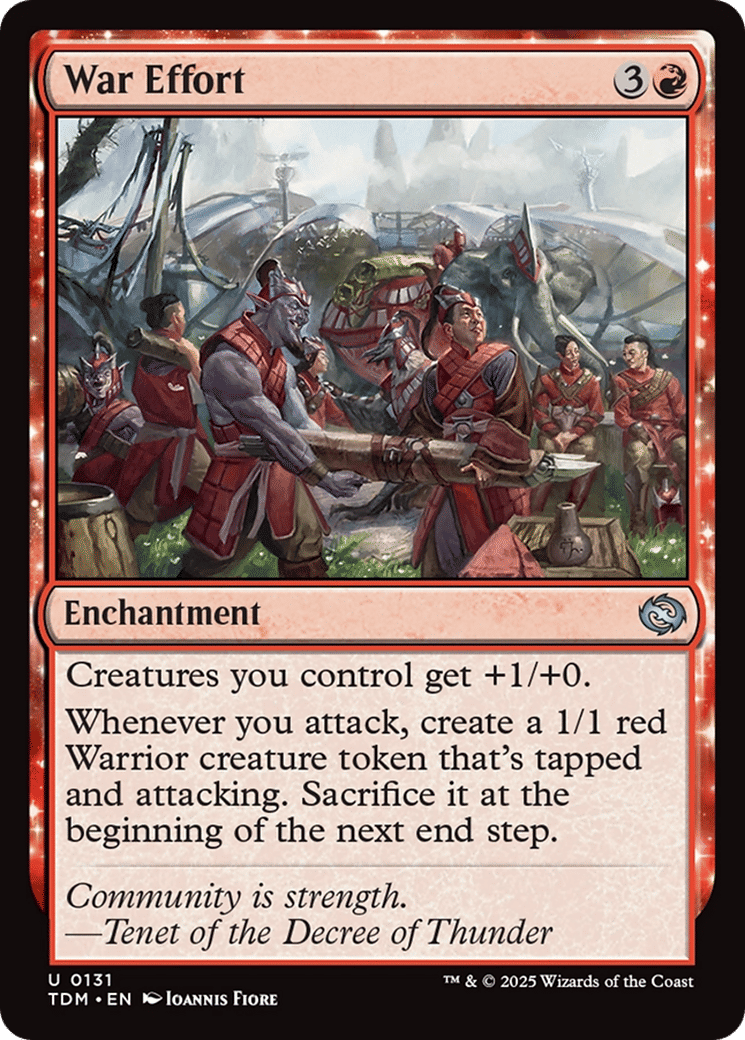 War Effort — Tarkir: Dragonstorm — Magic: The Gathering