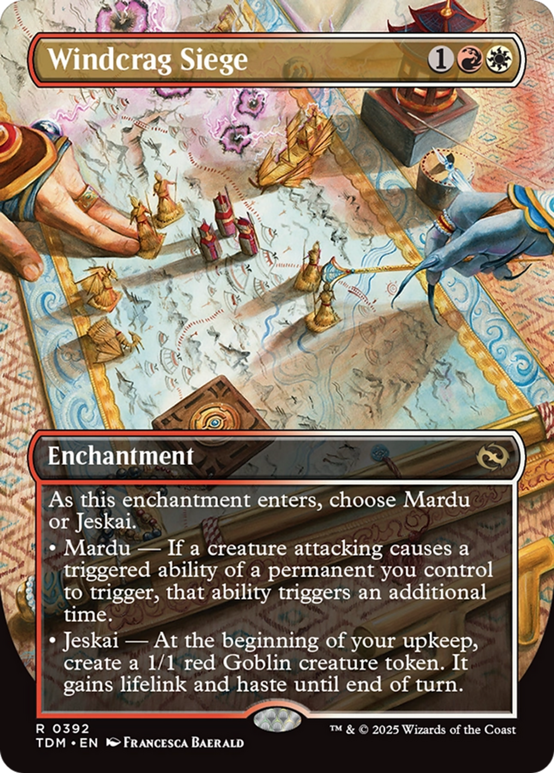 Siège de la Cordillère des Vents — Tarkir: Dragonstorm — Magic: The Gathering