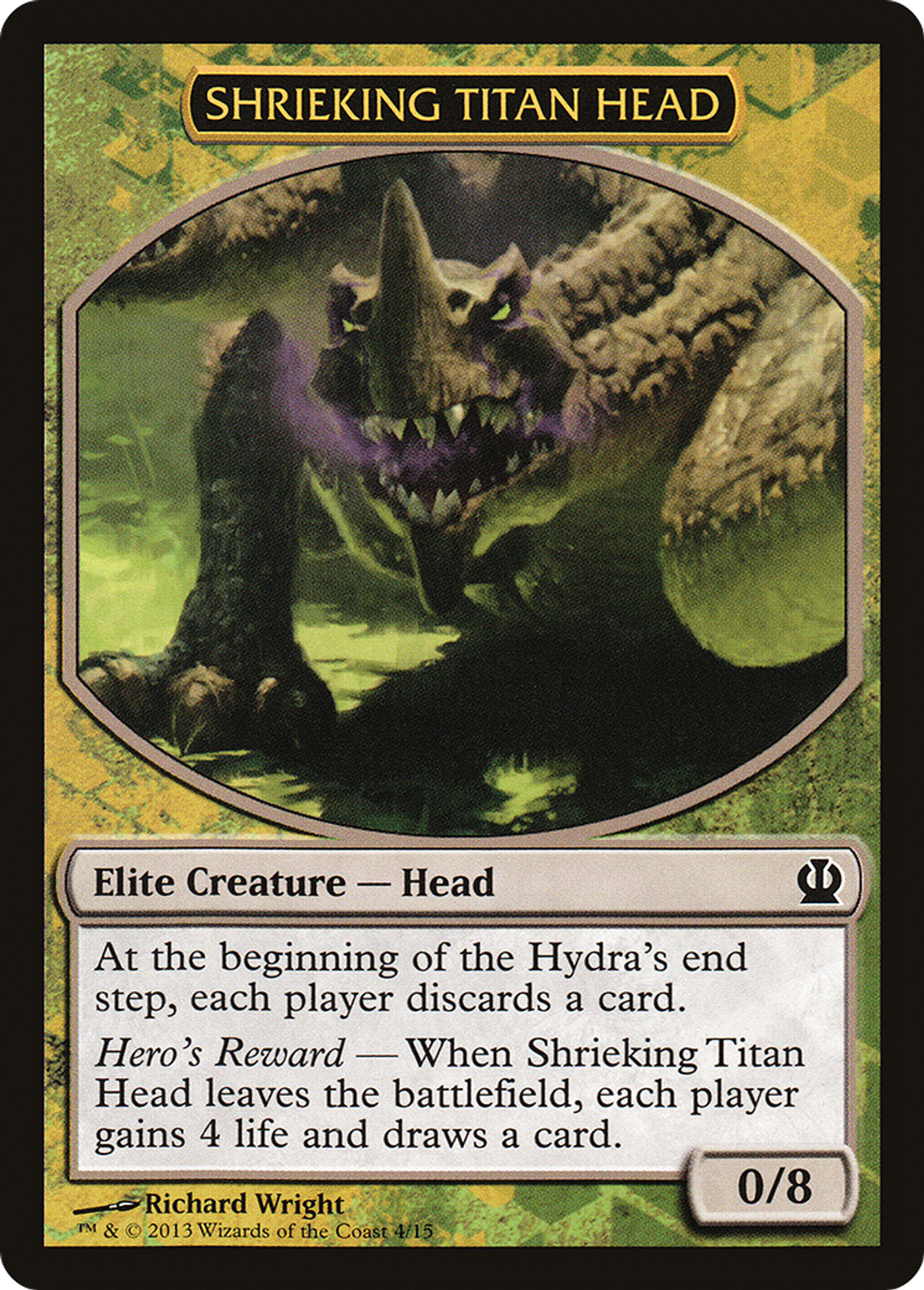 Shrieking Titan Head — Face the Hydra — Magic: The Gathering