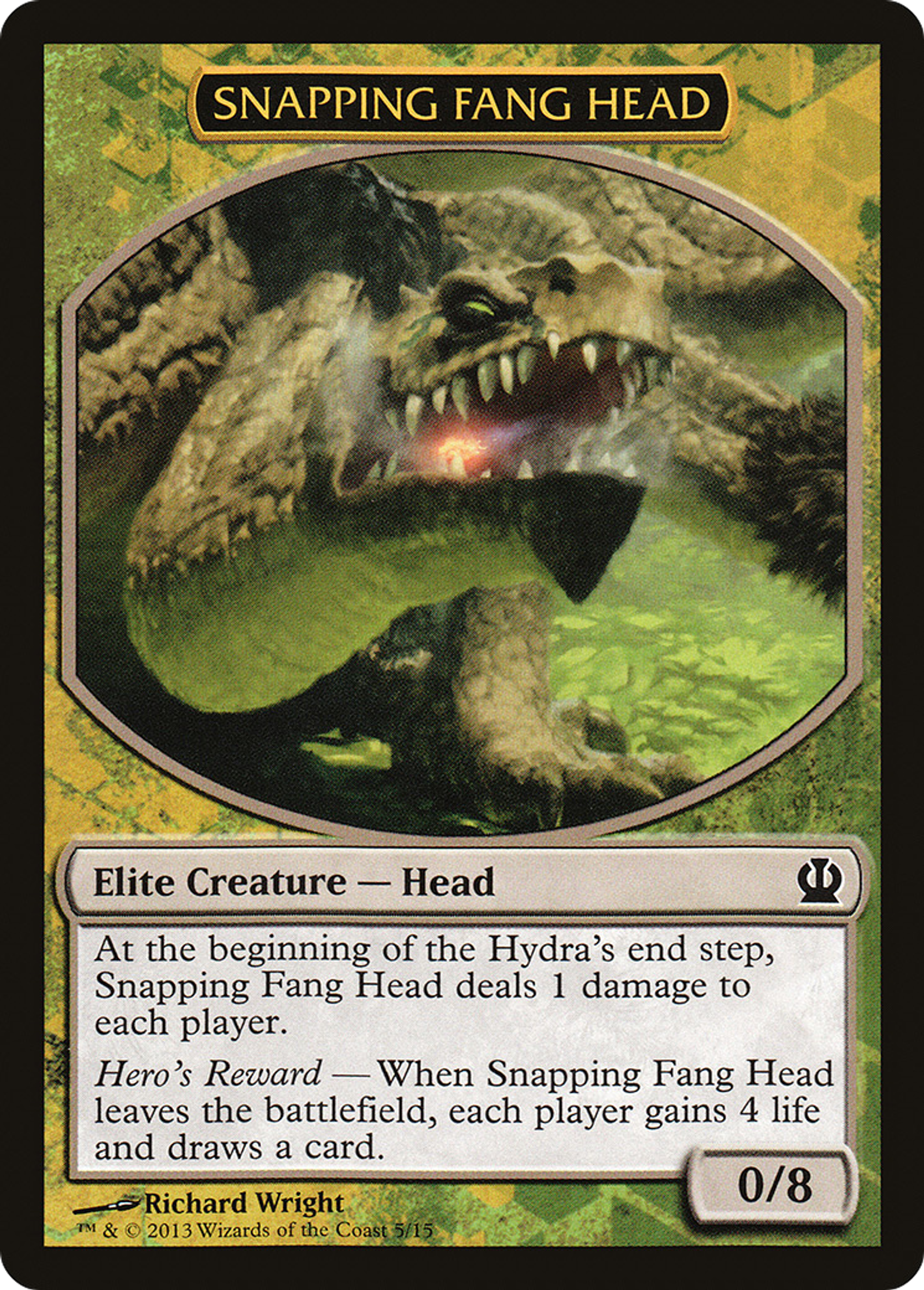 Snapping Fang Head — Face the Hydra — Magic: The Gathering