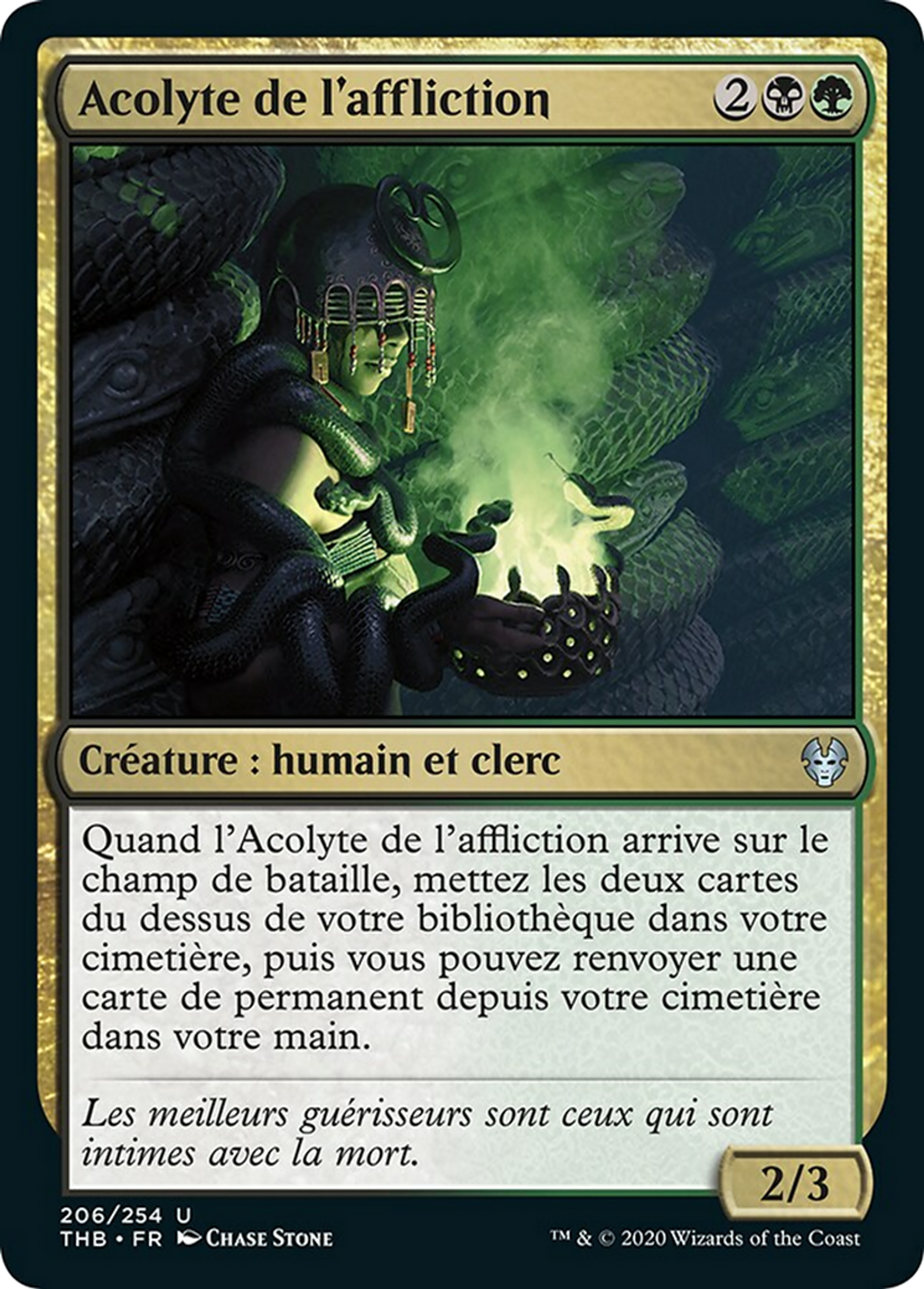 Acolyte de l'affliction — Theros Beyond Death — Magic: The Gathering
