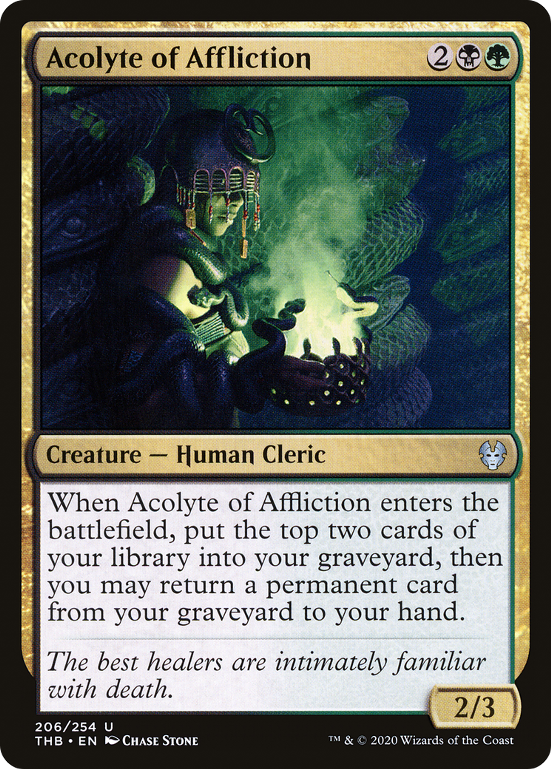 Acolyte of Affliction — Theros Beyond Death — Magic: The Gathering