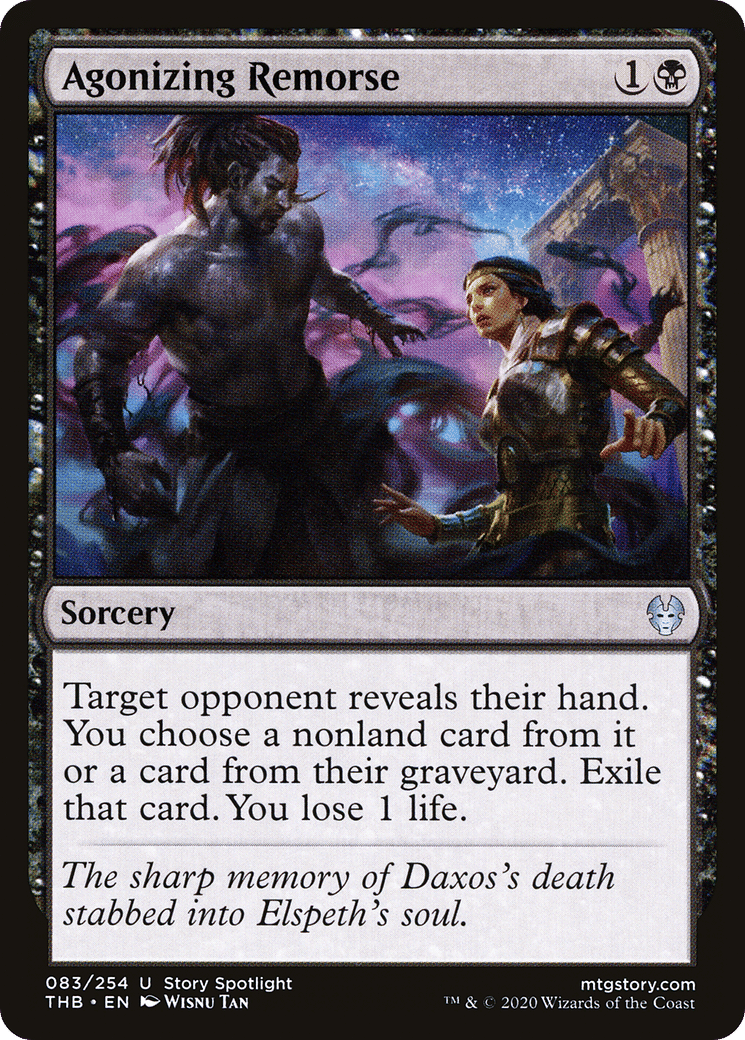 Agonizing Remorse — Theros Beyond Death — Magic: The Gathering