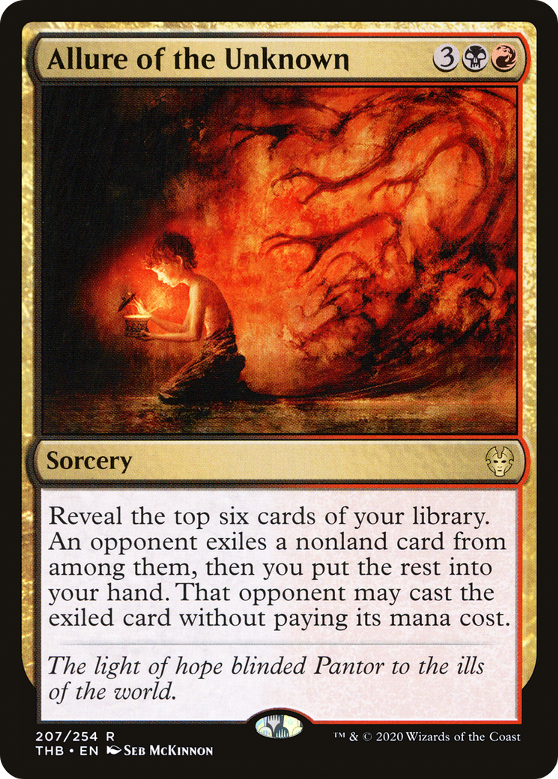 Attrait de l'inconnu — Theros Beyond Death — Magic: The Gathering