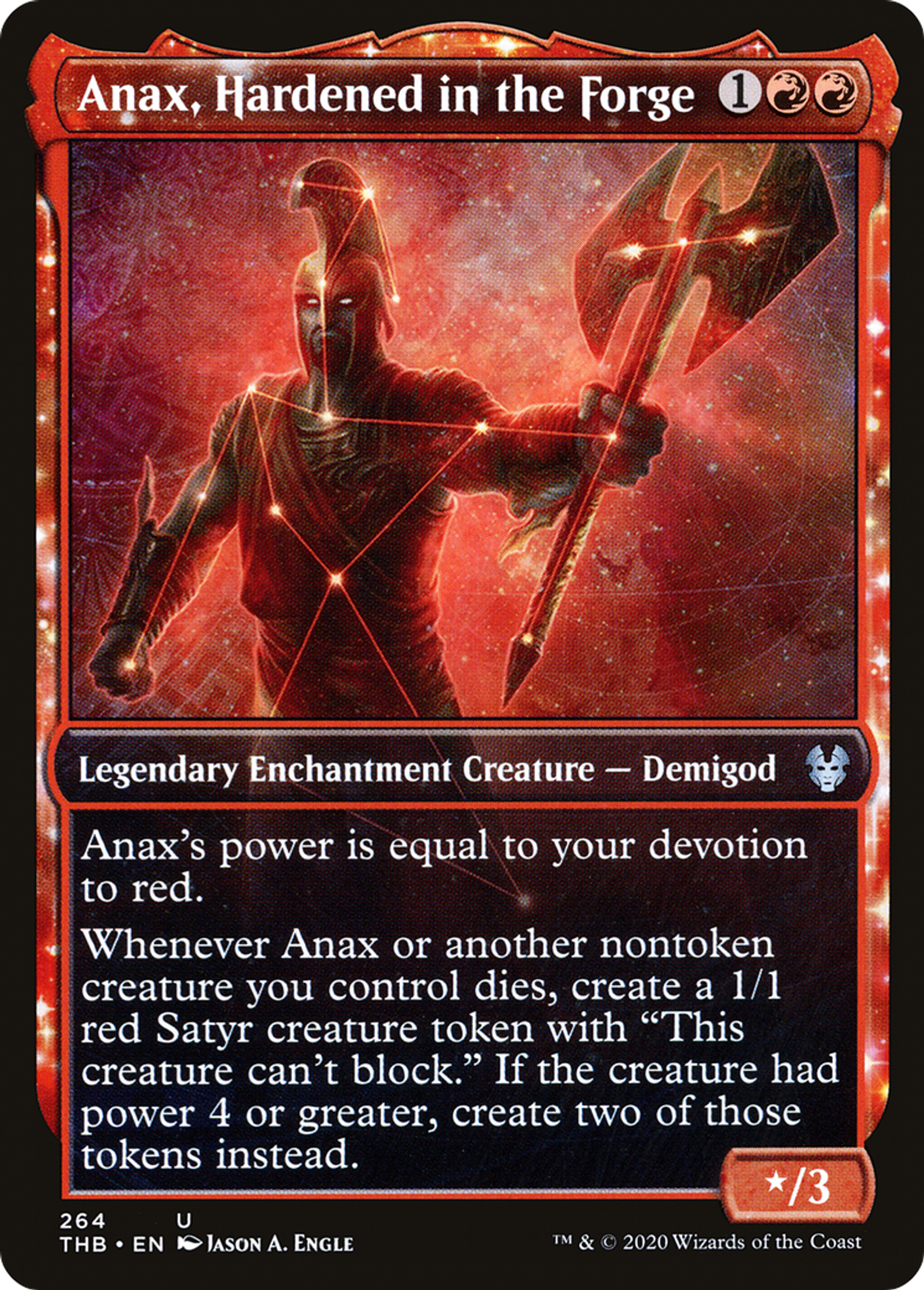 Anax, endurci dans les Forges — Theros Beyond Death — Magic: The Gathering