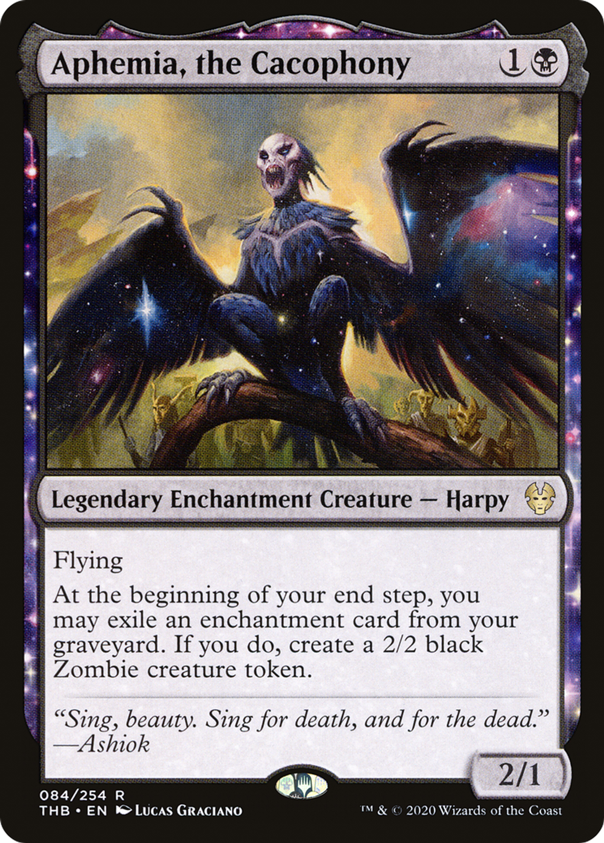 Aphemia, the Cacophony — Theros Beyond Death — Magic: The Gathering