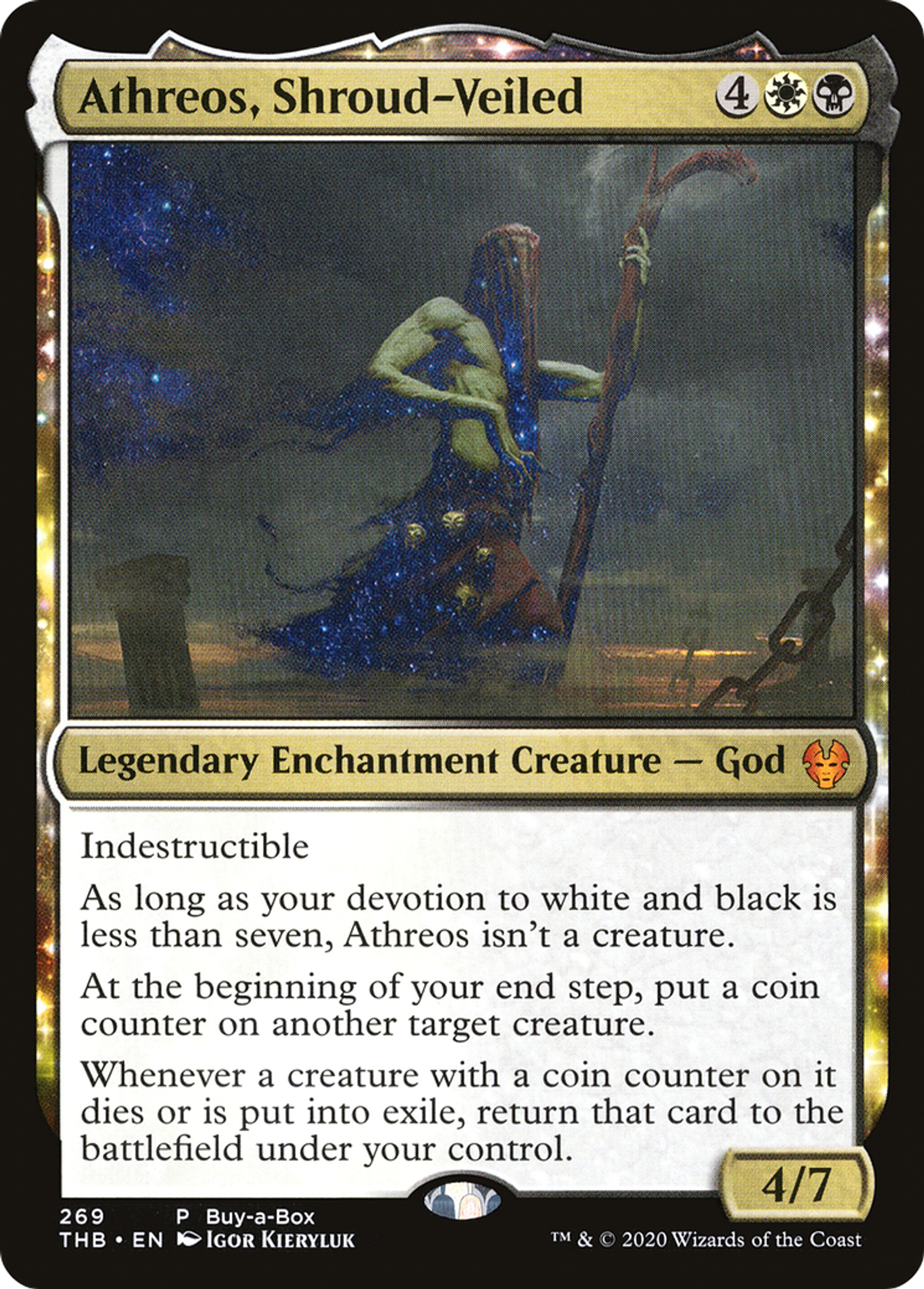 Athréos, voilé d'un linceul — Theros Beyond Death — Magic: The Gathering