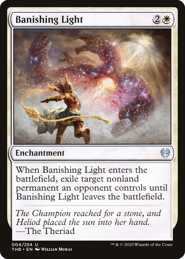 Banishing Light — Theros Beyond Death — Magic: The Gathering