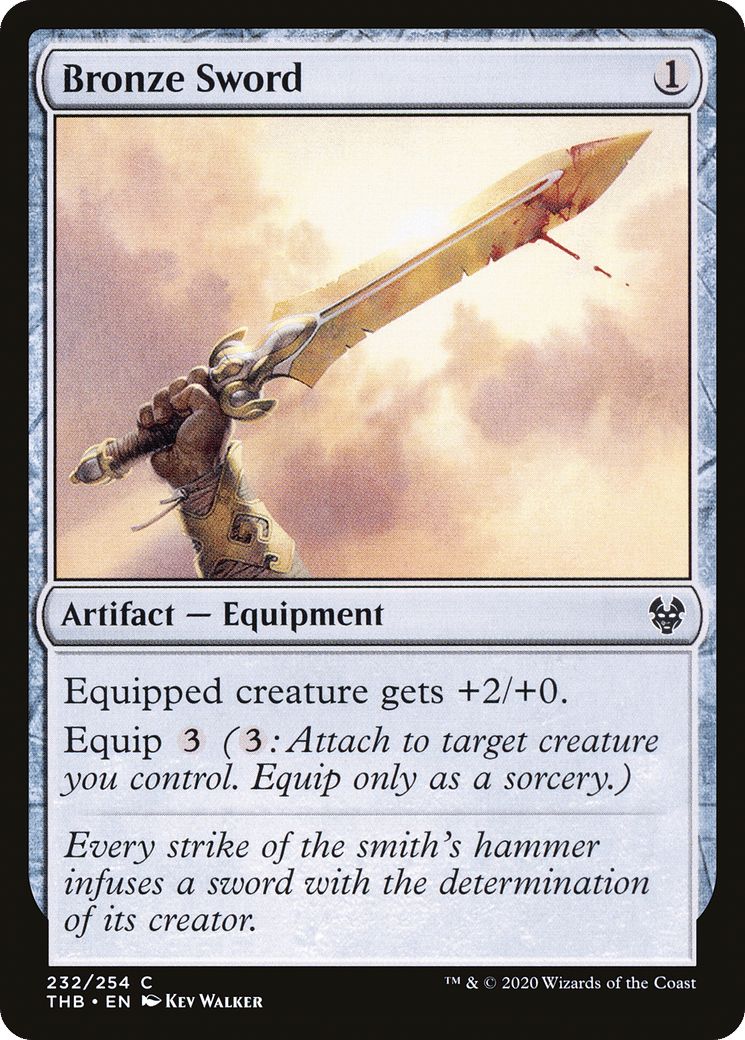 Bronze Sword — Theros Beyond Death — Magic: The Gathering