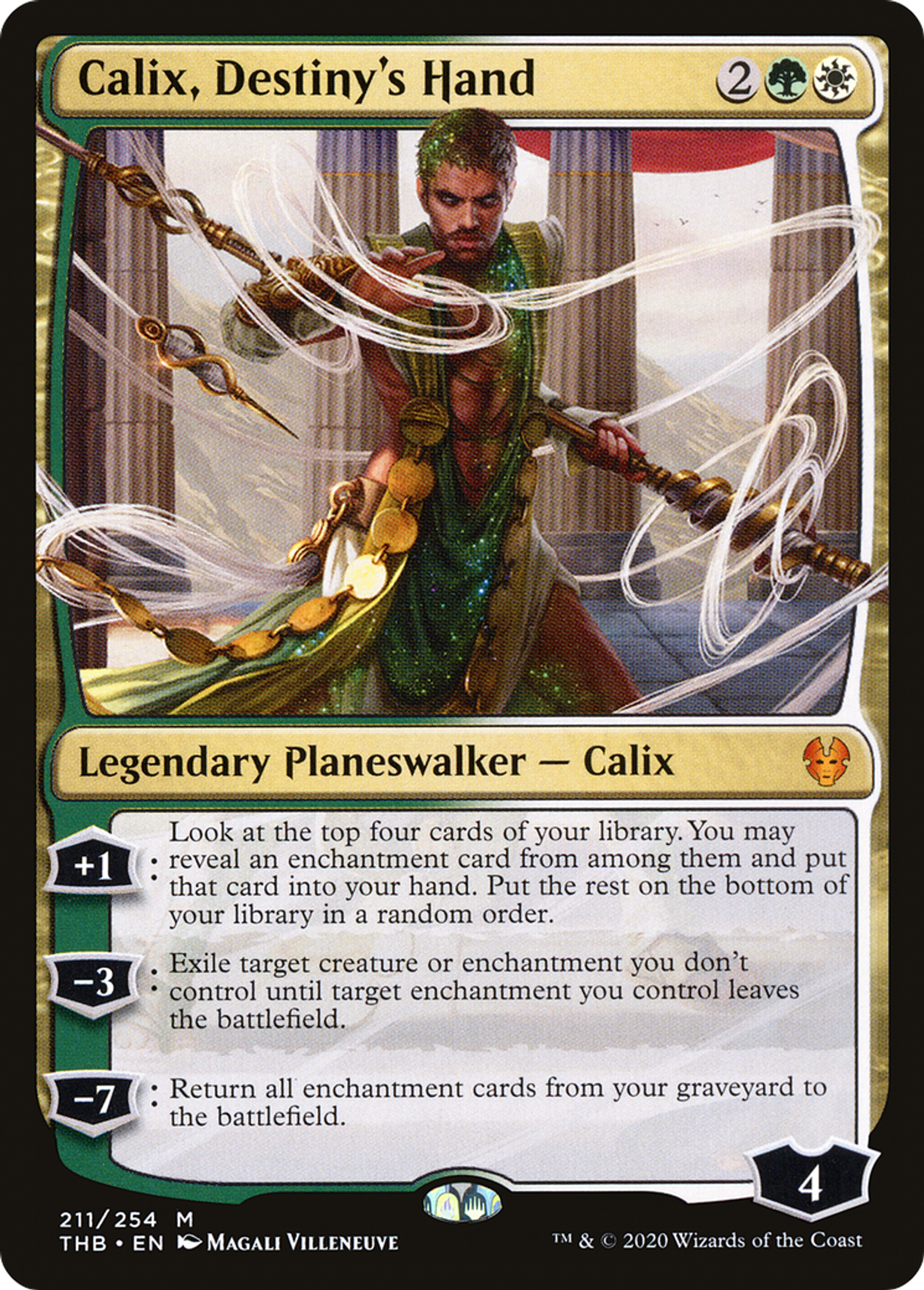Calix, main de la destinée — Theros Beyond Death — Magic: The Gathering