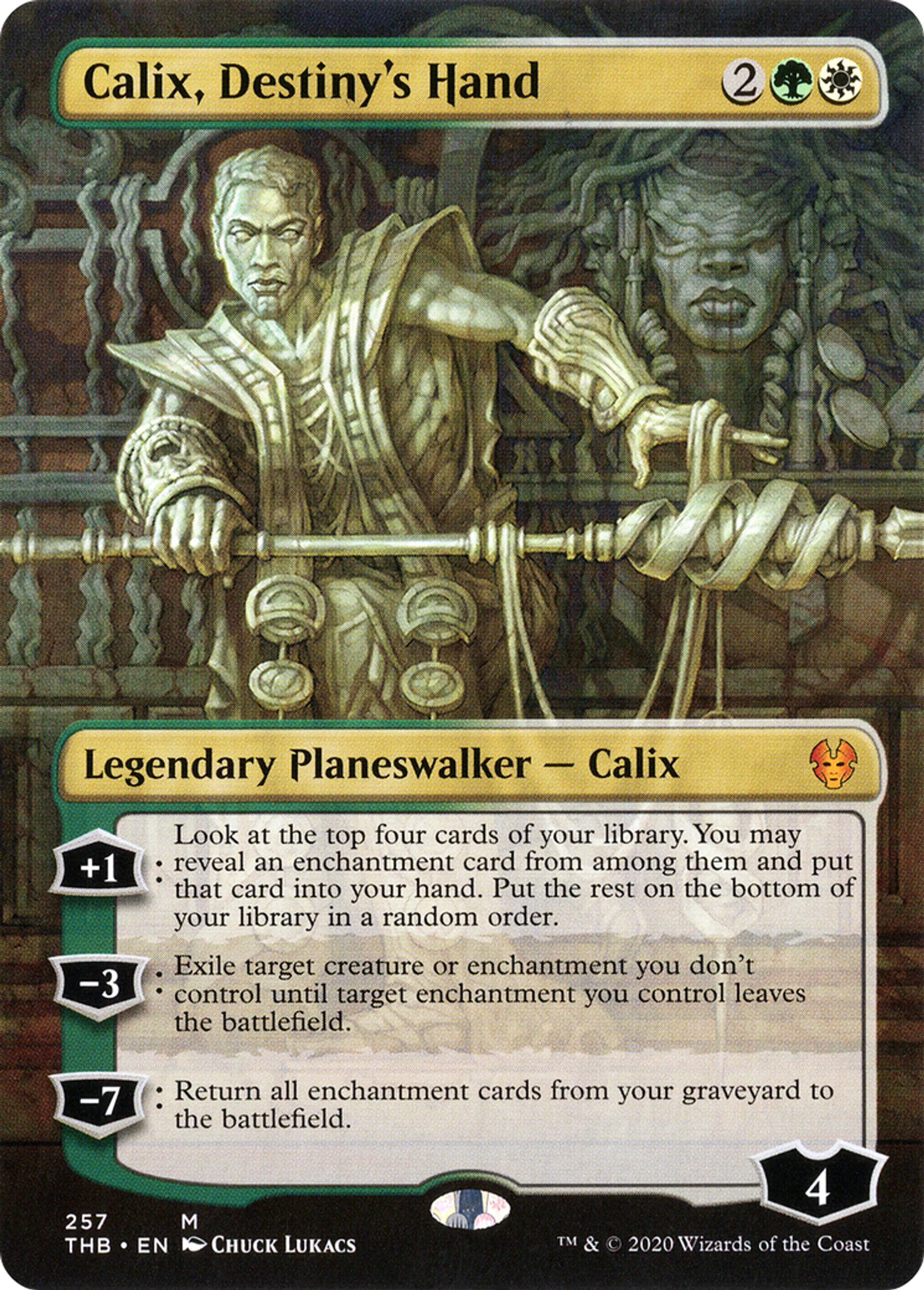 Calix, main de la destinée — Theros Beyond Death — Magic: The Gathering
