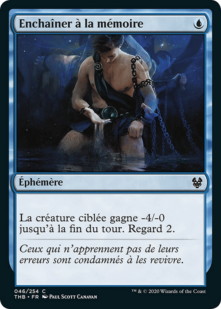 Enchaîner à la mémoire — Theros Beyond Death — Magic: The Gathering